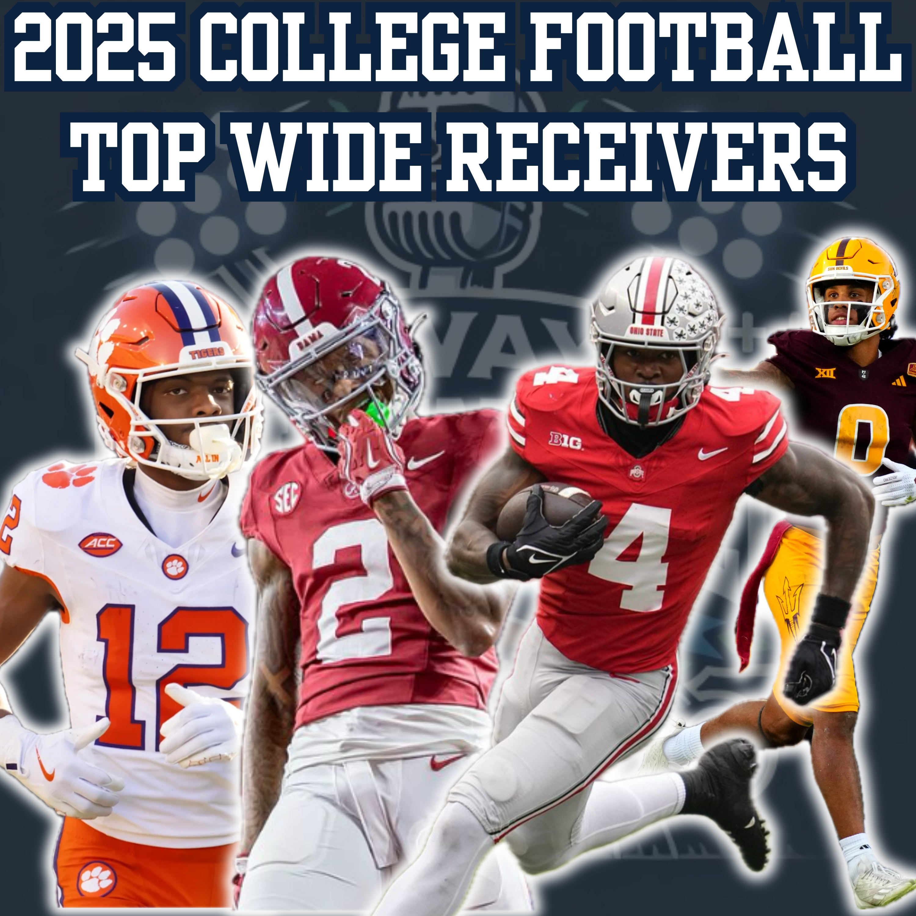 Top Wide Receivers in College Football in 2025 episode artwork