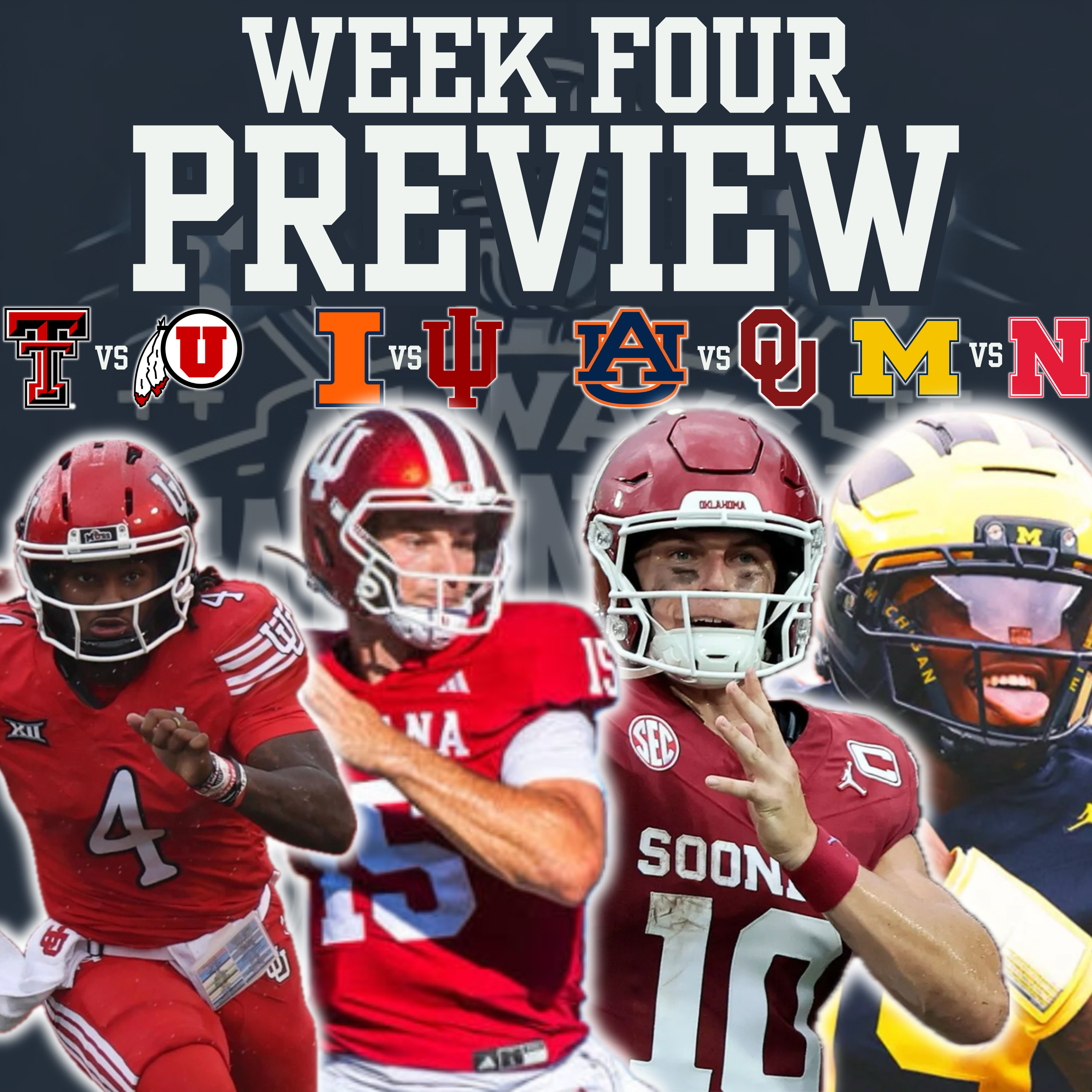 Week 4 | Biggest Illinois-Indiana Game Ever? | Jackson Arnold Returns to Norman | Matt Rhule Year 3 episode artwork
