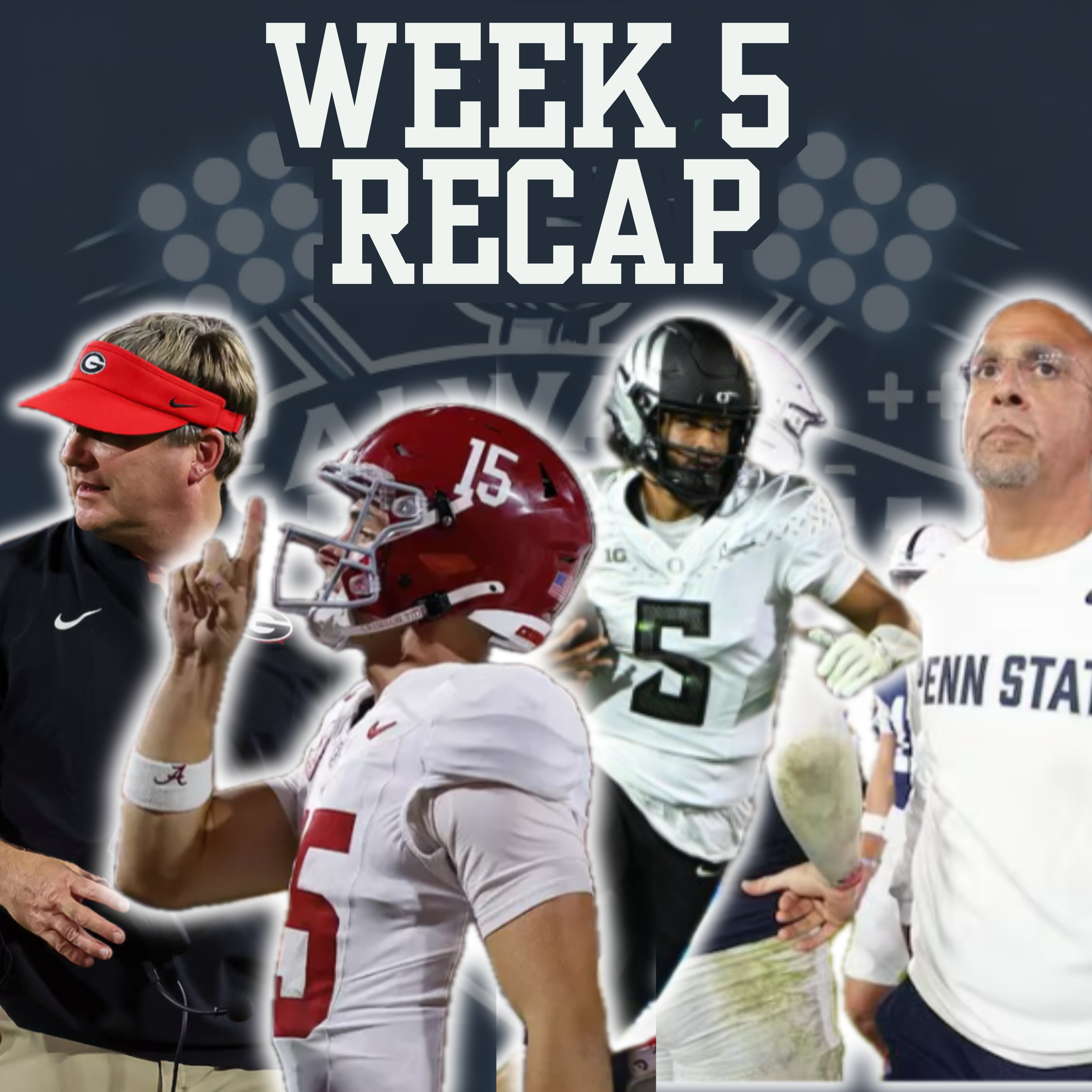 Week 5 REACTION | Oregon Ruins WhiteOut | Alabama is Daddy Again | Major Shakeup in the Polls! episode artwork