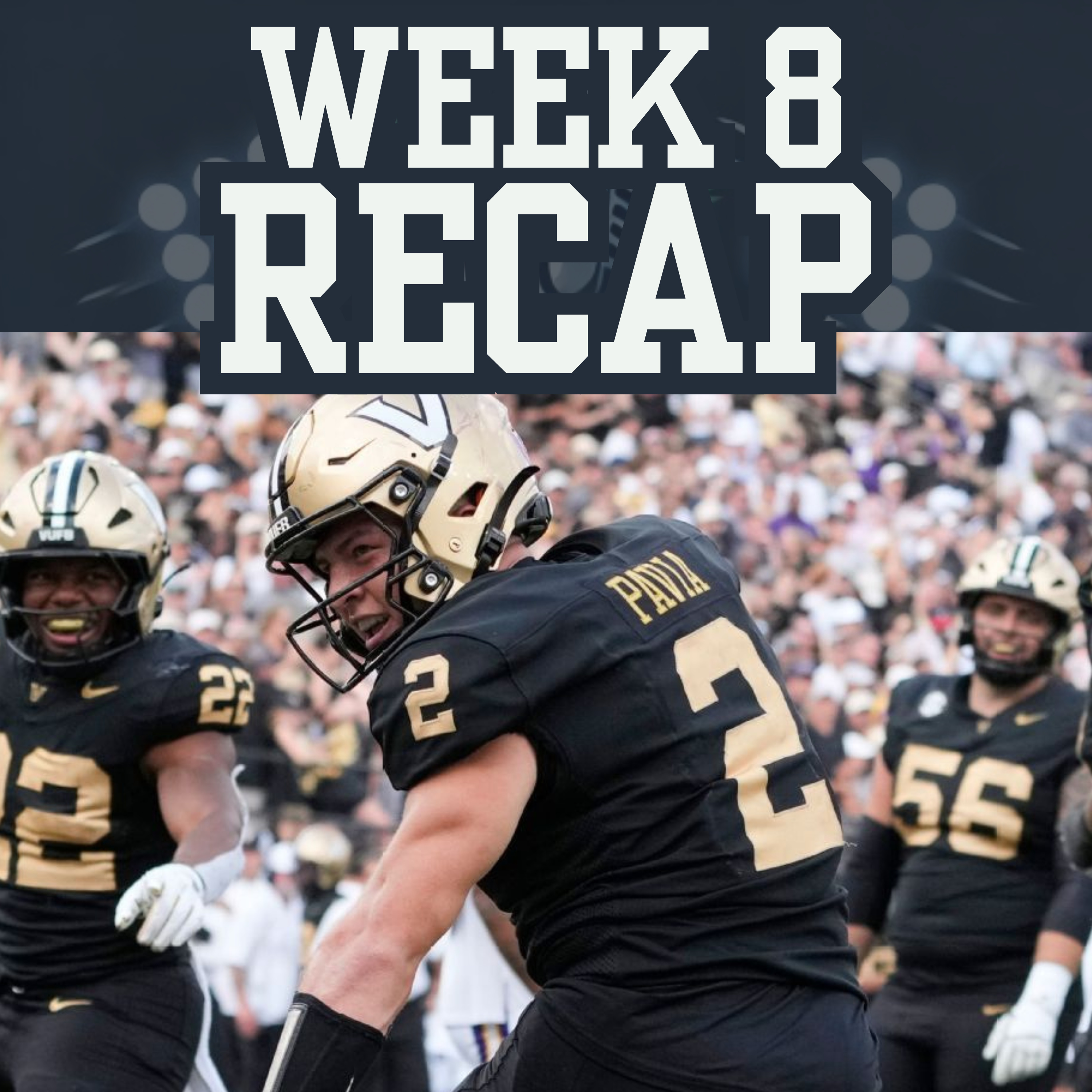 Week 8 REACTION | Vandy Proves It | Bama Lights Up | Irish Run to Victory | Week 9 Top 12 Rankings! episode artwork