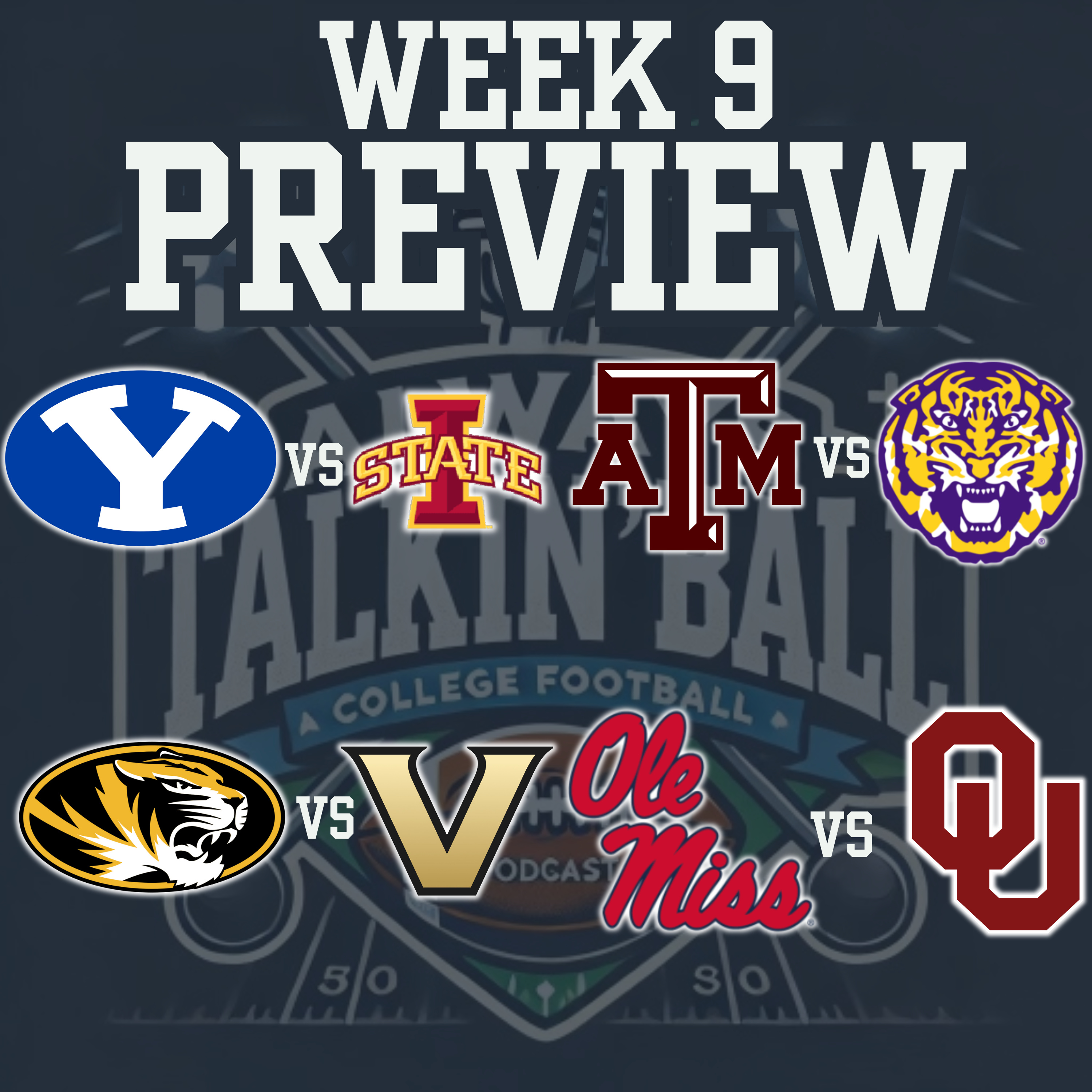 Week 9 College Football Preview: SEC Showdowns | Playoff Implications | Best Bets | Upset Alert! episode artwork
