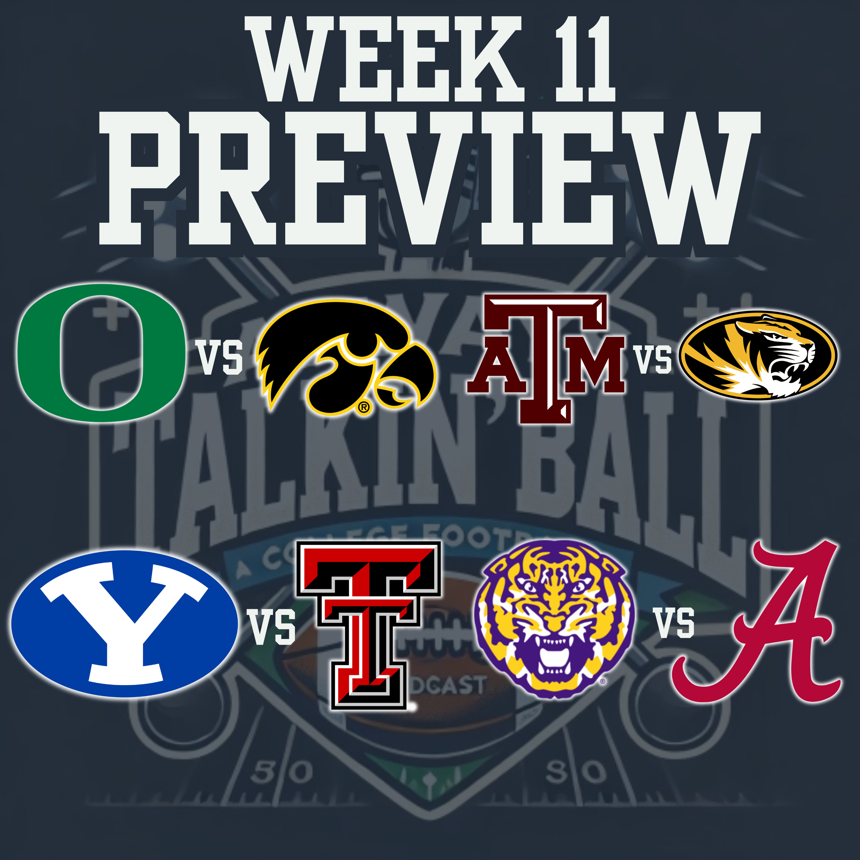 Week 11: Showdown in Lubbock w/ Josh Abbott | Styles Make Fights in Iowa City | LSU Upset Coming? episode artwork