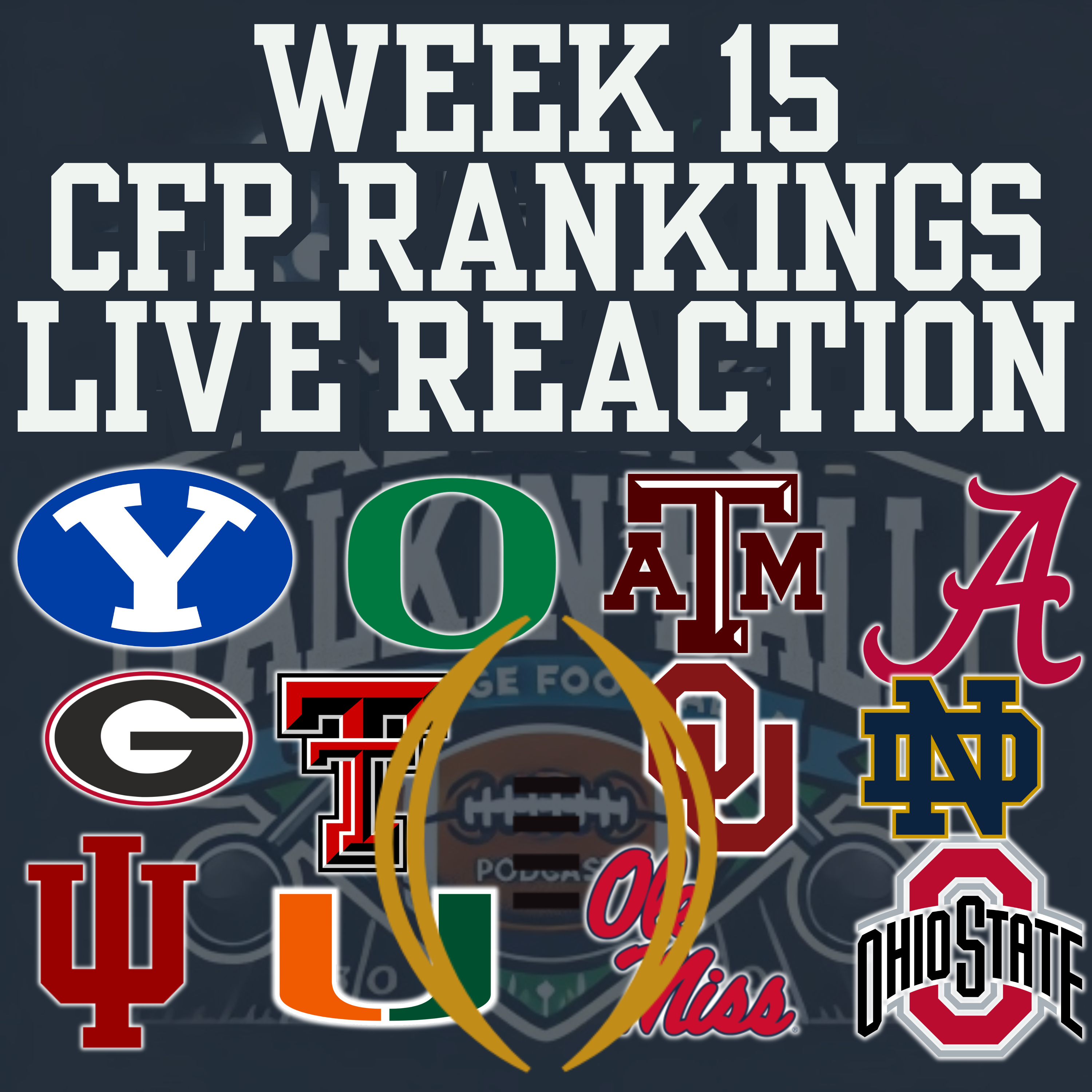 REACTION to Week 13 College Football Playoff Rankings episode artwork