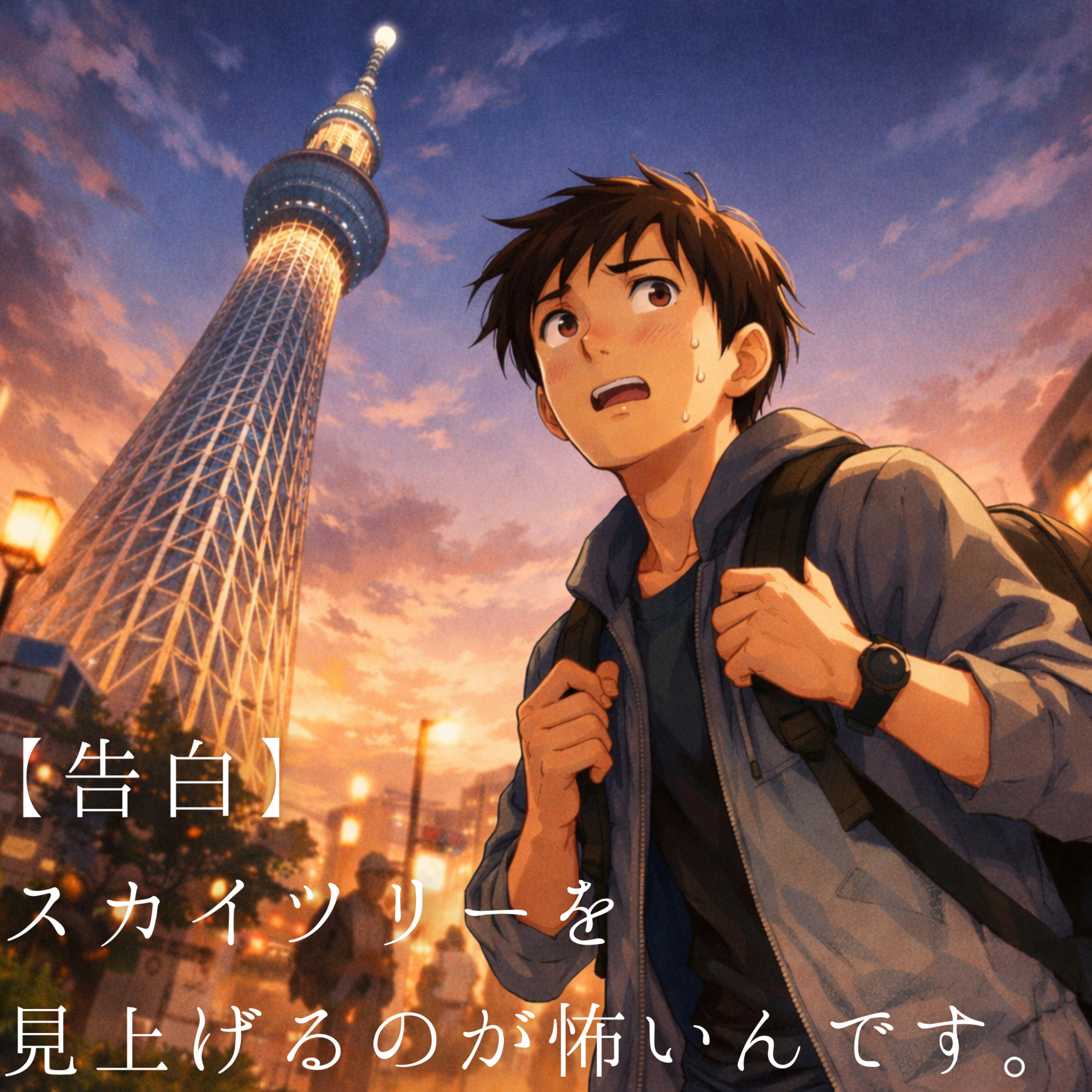 #15【告白】スカイツリーを見上げるのが怖いんです。低所恐怖症について。  episode artwork