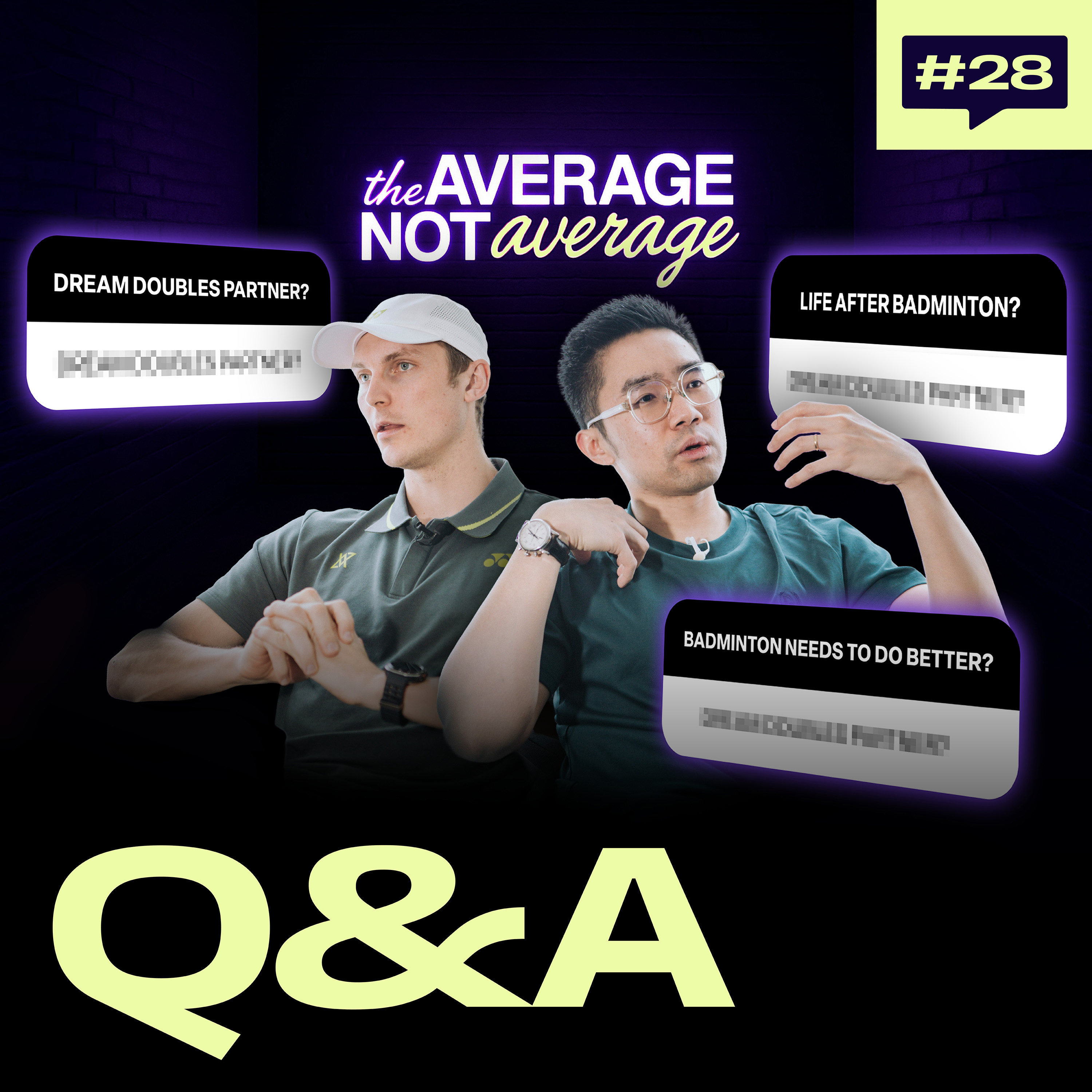 Ep 28: 1 Year Anniversary Q&A, Importance Of Media In Sport, Life After Badminton, Equipment Advice episode artwork