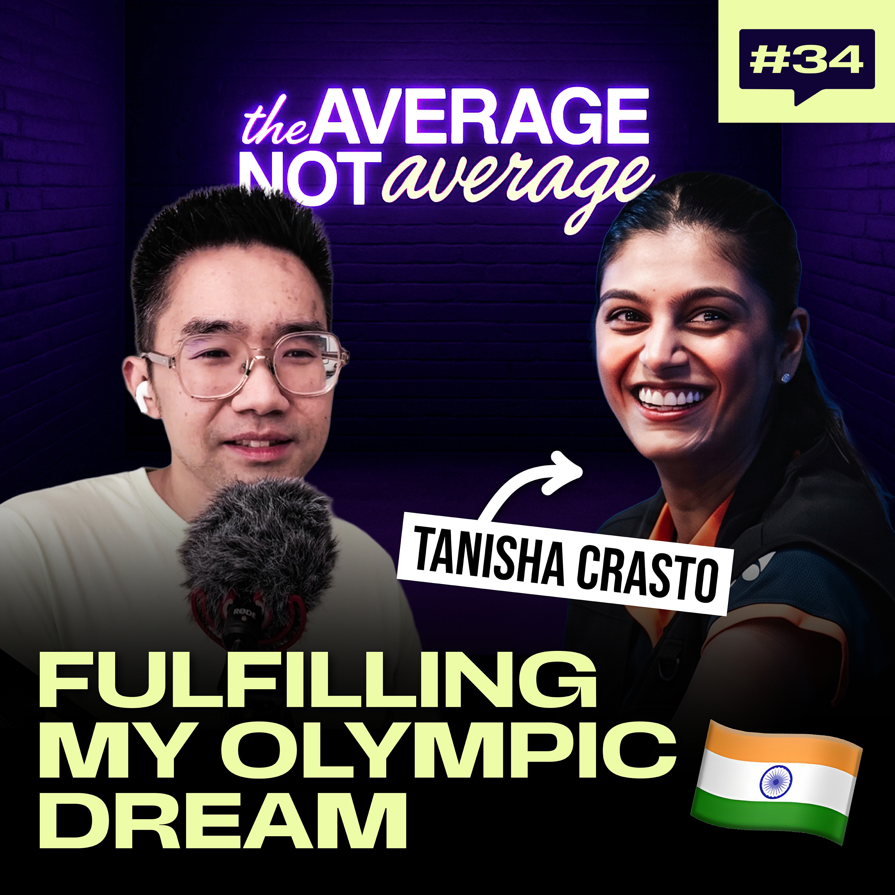 Ep 34: Tanisha Crasto On Representing India At The Olympics, Moving Countries, Alopecia, Mental Challenges Of Sport episode artwork