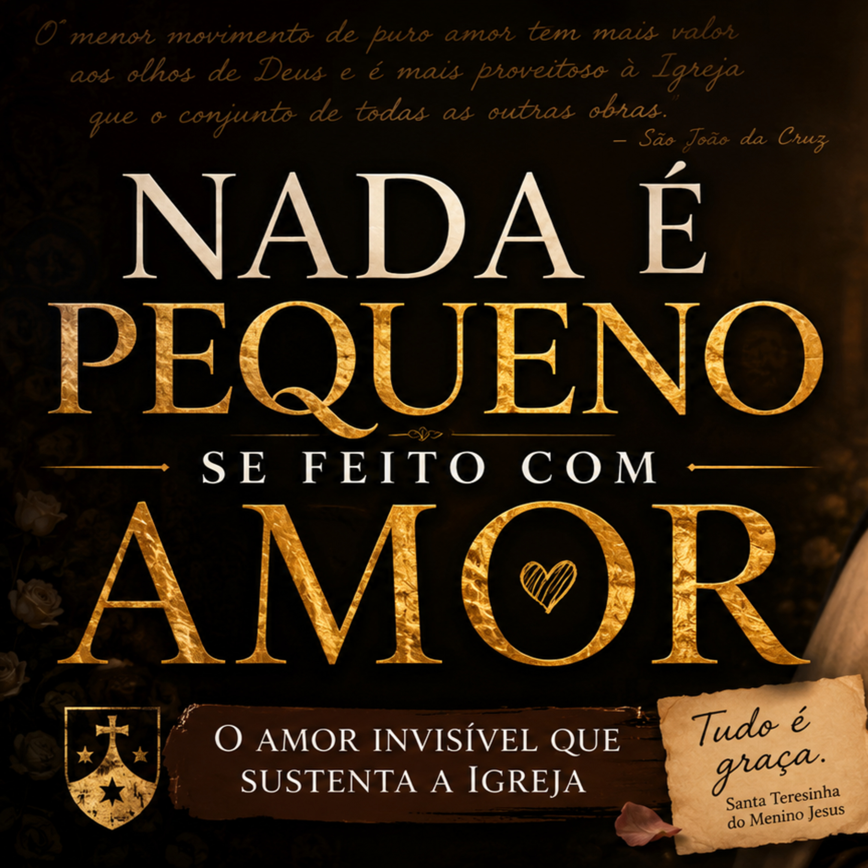 Nada é pequeno se feito com amor episode artwork