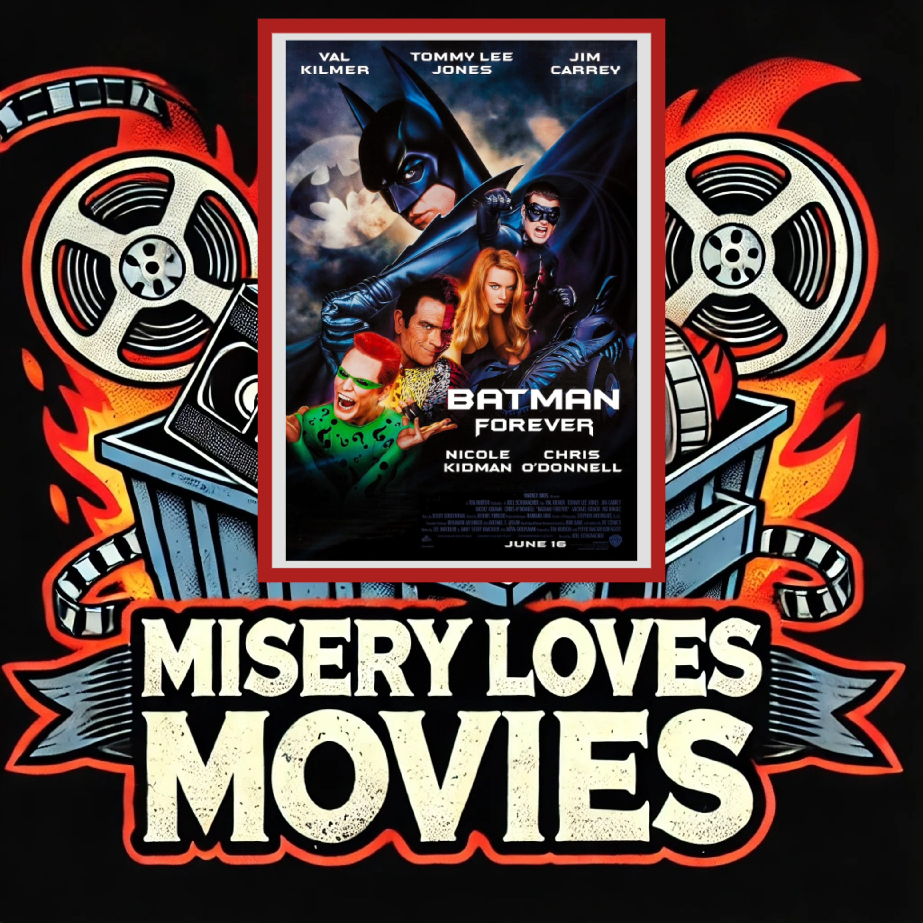 ** BONUS Episode!** S1 E7 – Batman Forever (1995): Neon Chaos in Gotham episode artwork
