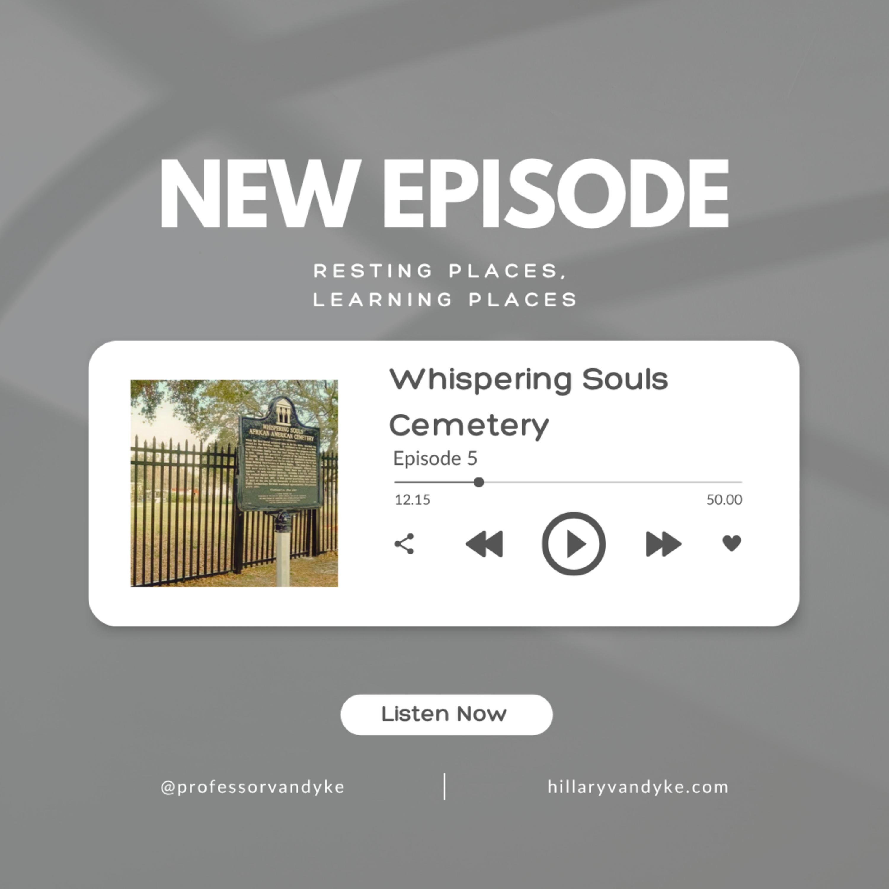 Resting Places, Learning Spaces Podcast