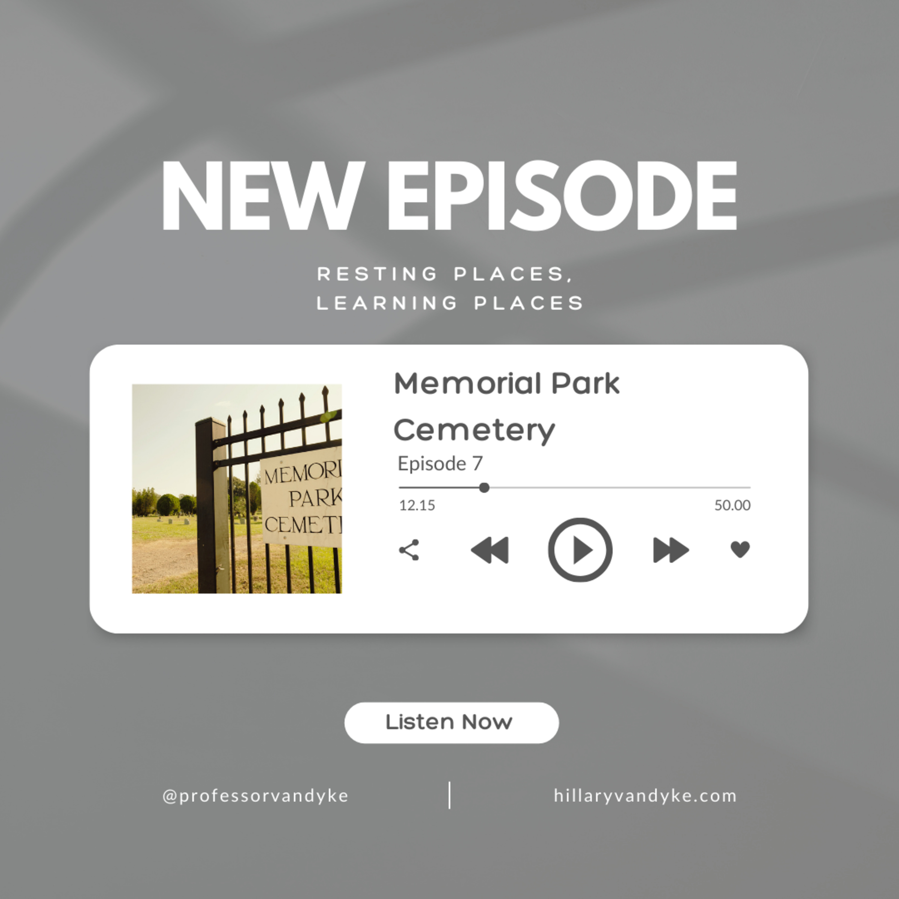 Resting Places, Learning Spaces Podcast