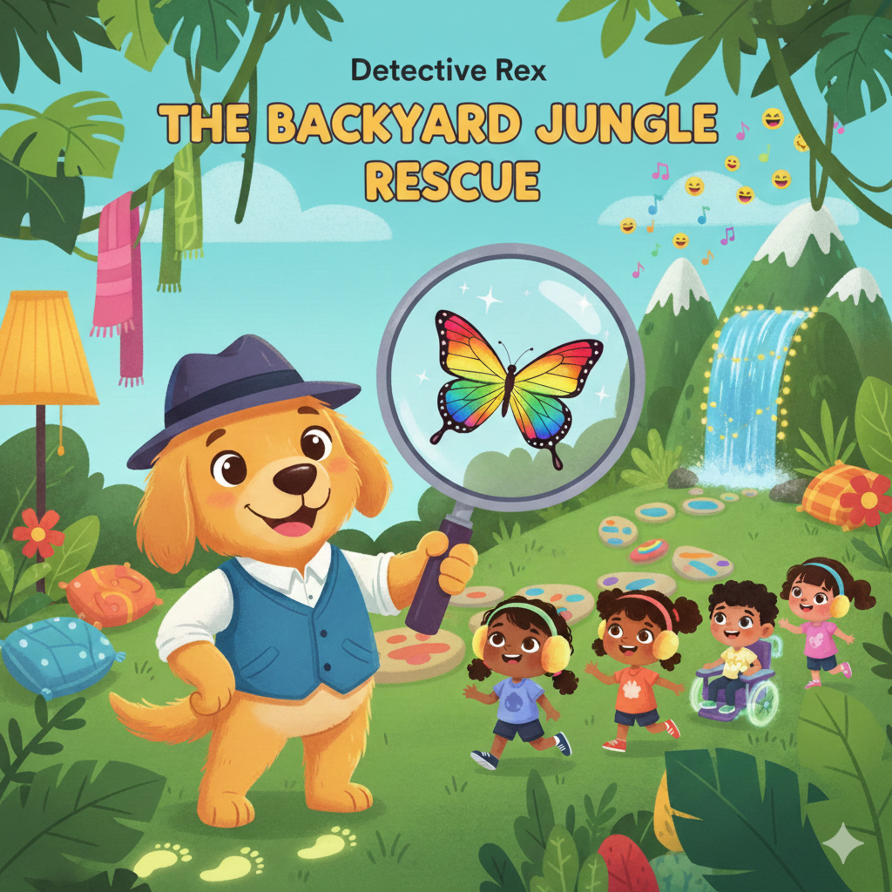 Detective Rex: The Backyard Jungle Rescue | A Sensory Adventure for Kids