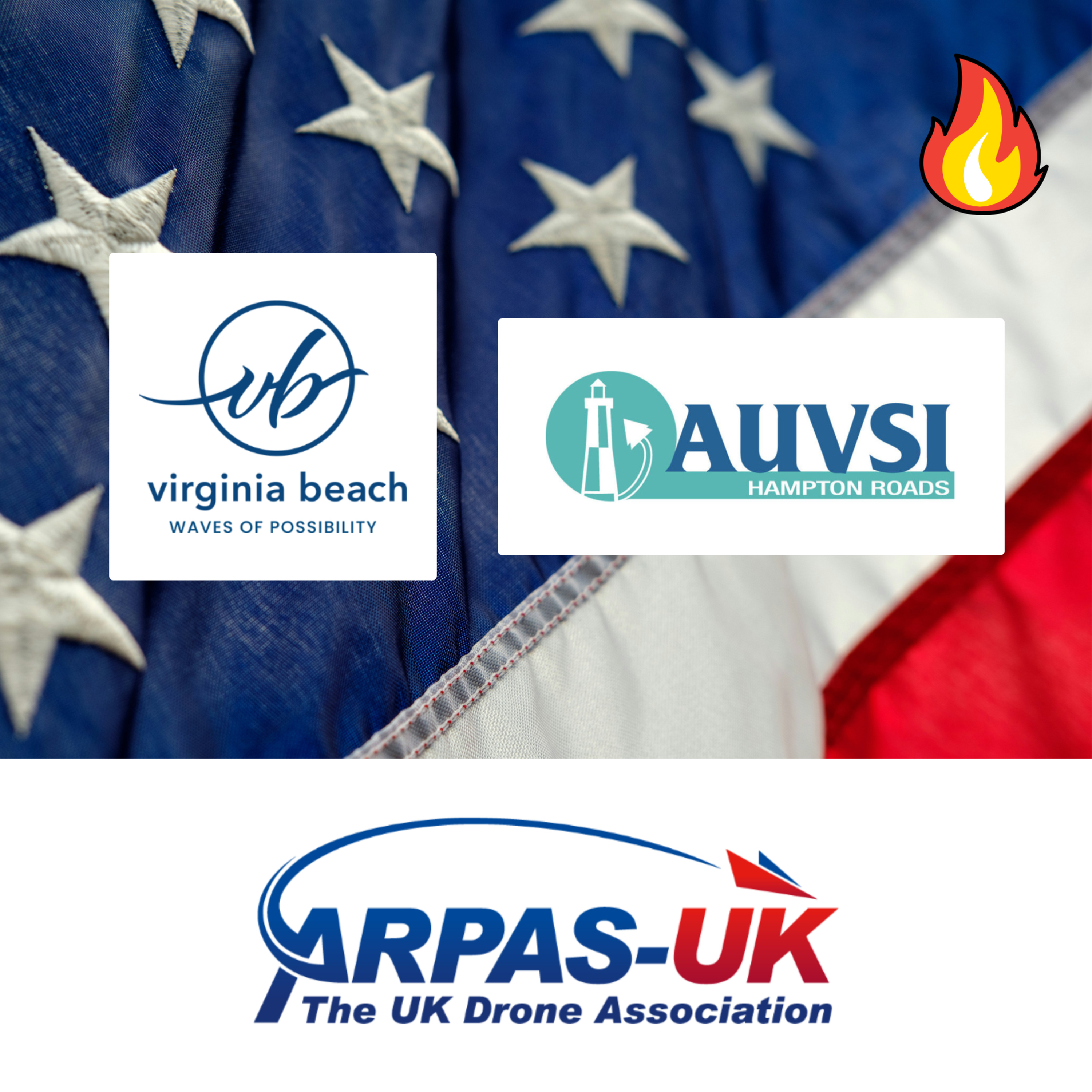 FiresideChat 11 | Virginia Beach & AUVSI-HR – Your UAV Sector Springboards into the USA episode artwork
