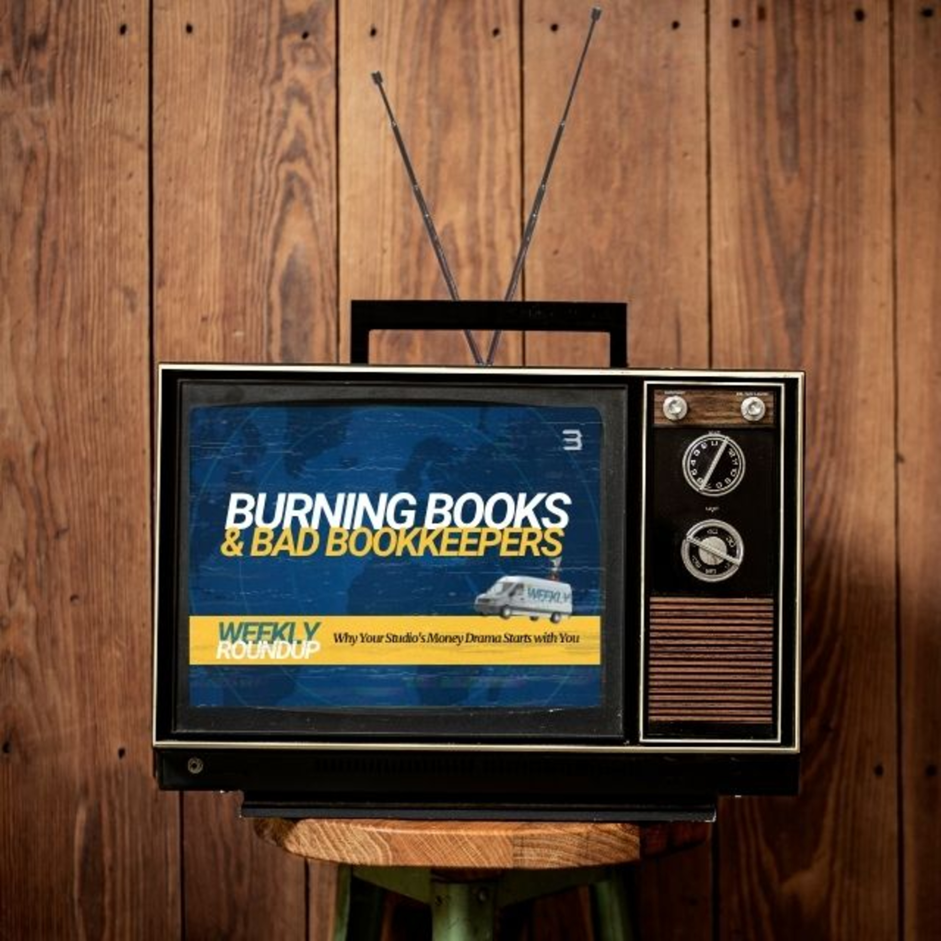 Weekly Roundup - Burning Books & Bad Bookkeepers: Why Your Studio's Money Drama Starts with You episode artwork