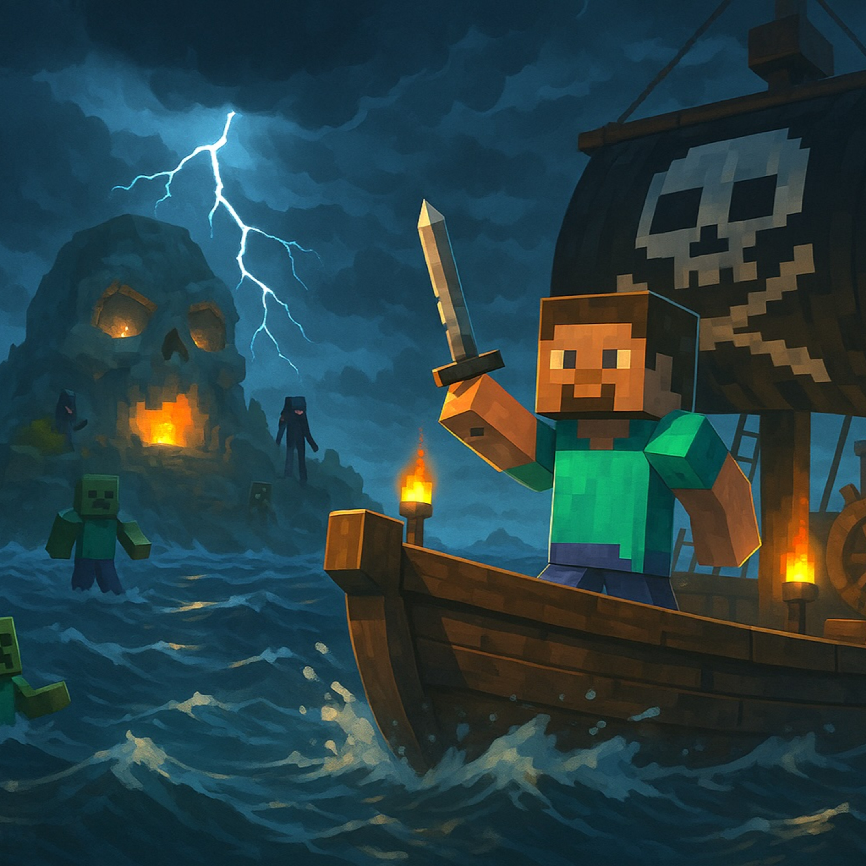 Minecraft příběhy na dobrou noc