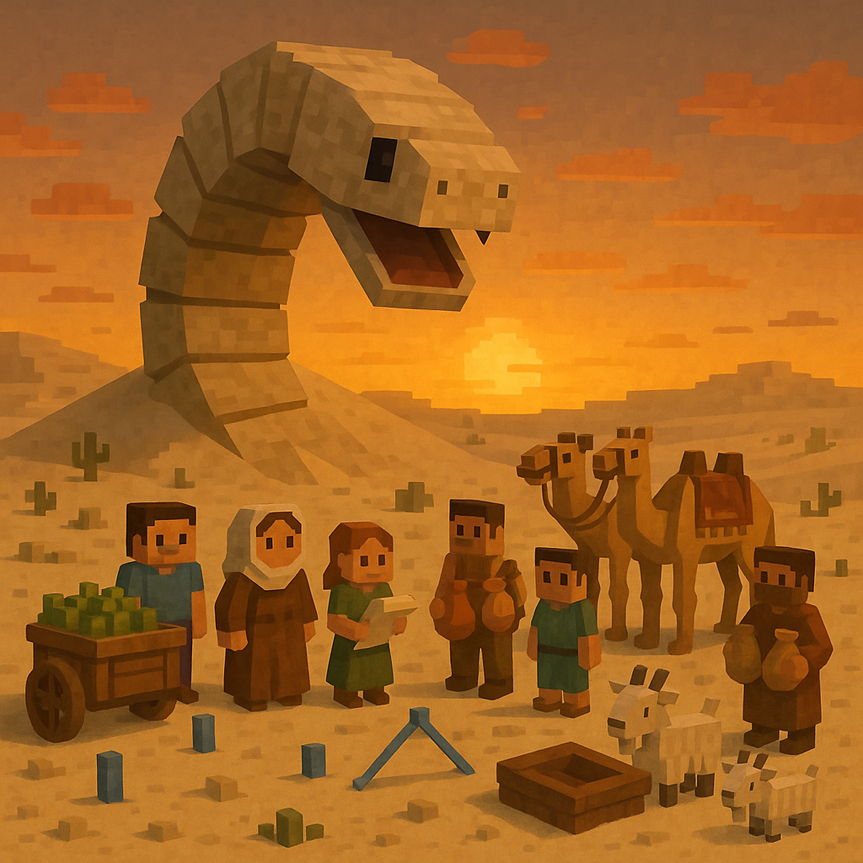 63. Písečná bouře, skrytá studna a velký písečný červ episode artwork