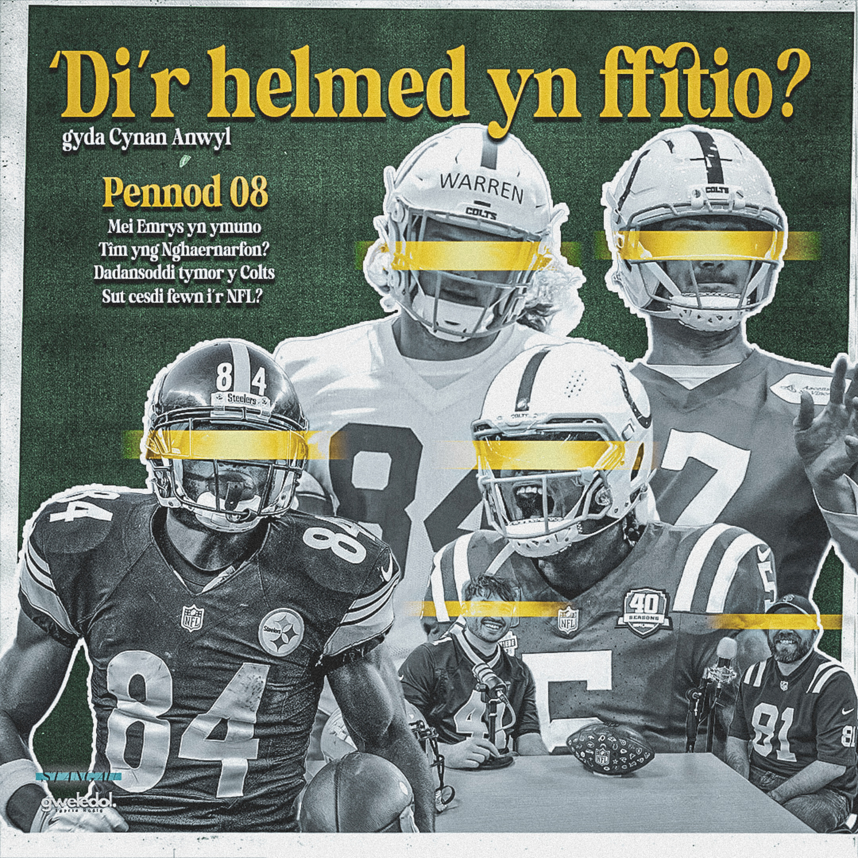 #8 - MEI EMRYS - Tîm Caernarfon Centurions a'r Octagon Knights, Cefnogi'r Colts a mwy!