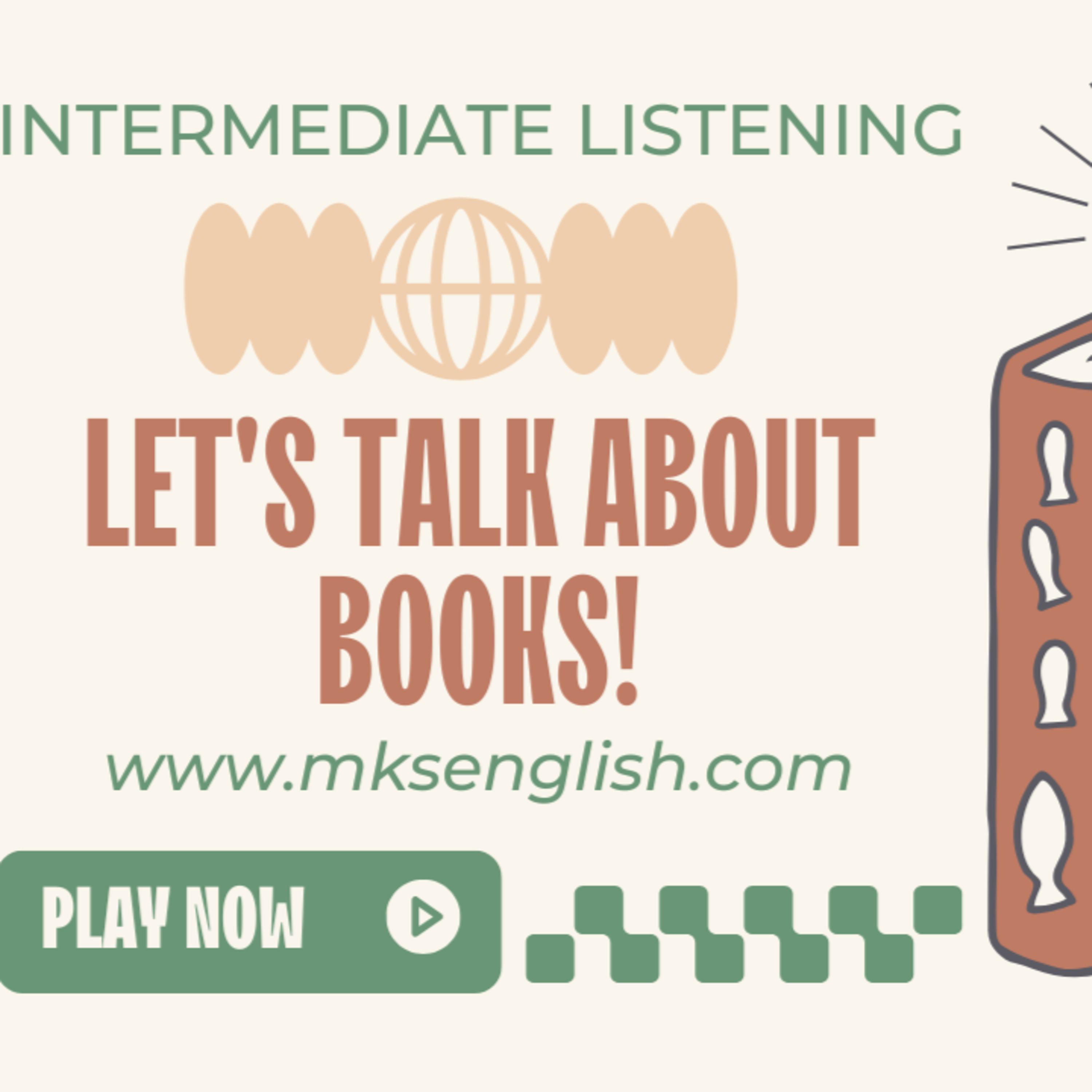 Intermediate ESL Listening #3 Books episode artwork