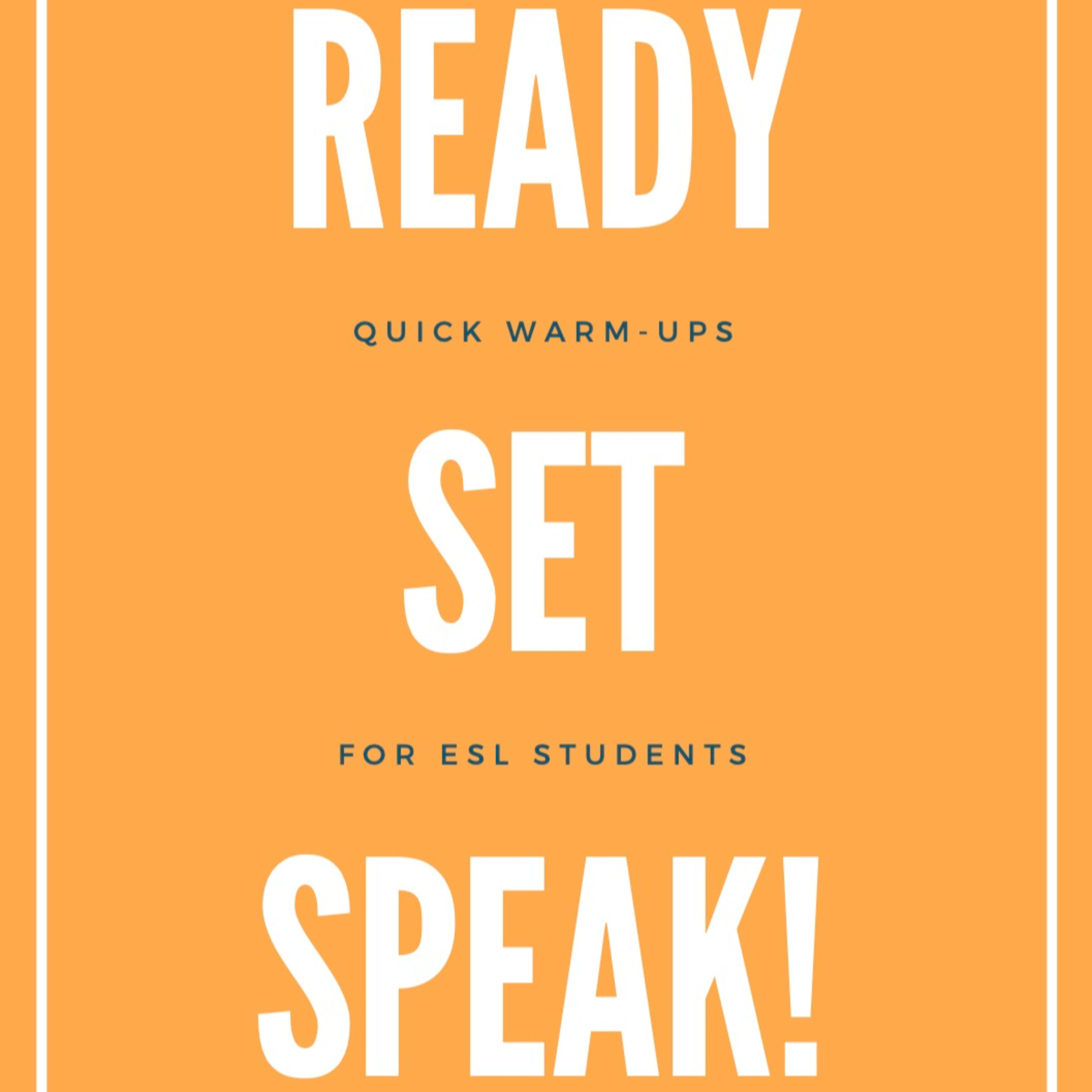 20 Low-Prep Warm-Ups That Get ESL Students Talking – Discover ‘Ready, Set, Speak!’ by Mark Keller episode artwork