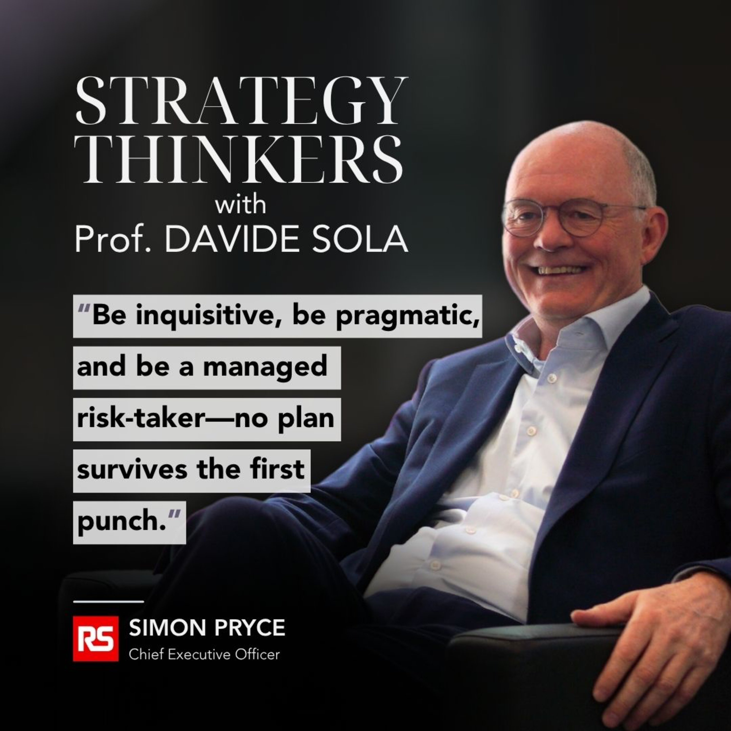 Leading Strategic Transformation at Scale with Simon Pryce, CEO at RS Group episode artwork