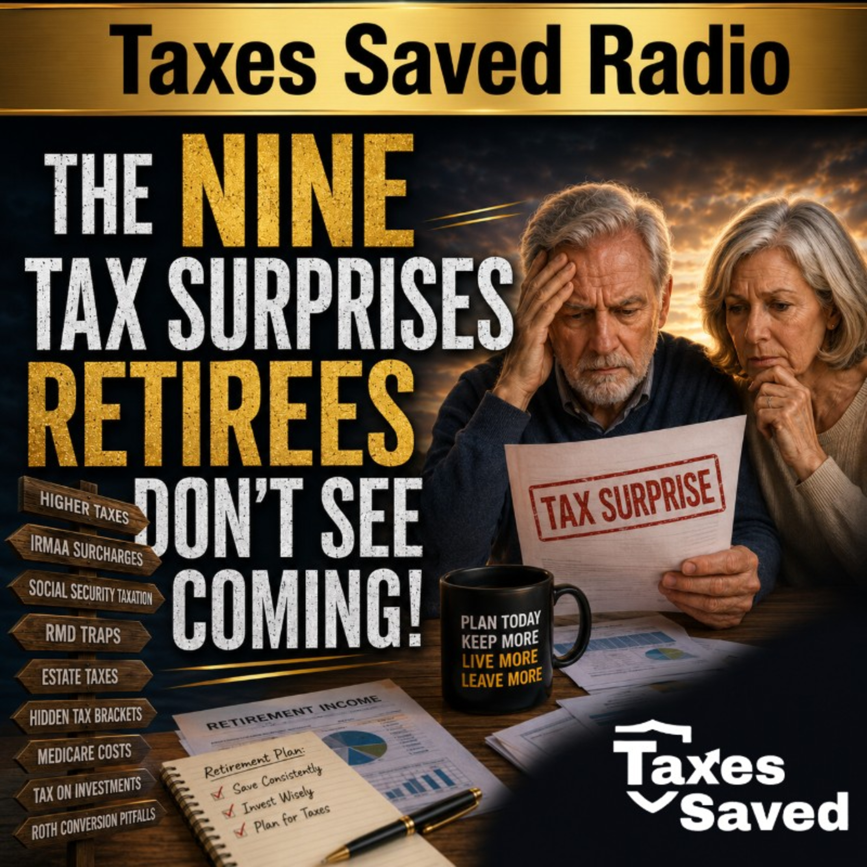 The Nine Tax Surprises Retirees Don’t See Coming! episode artwork