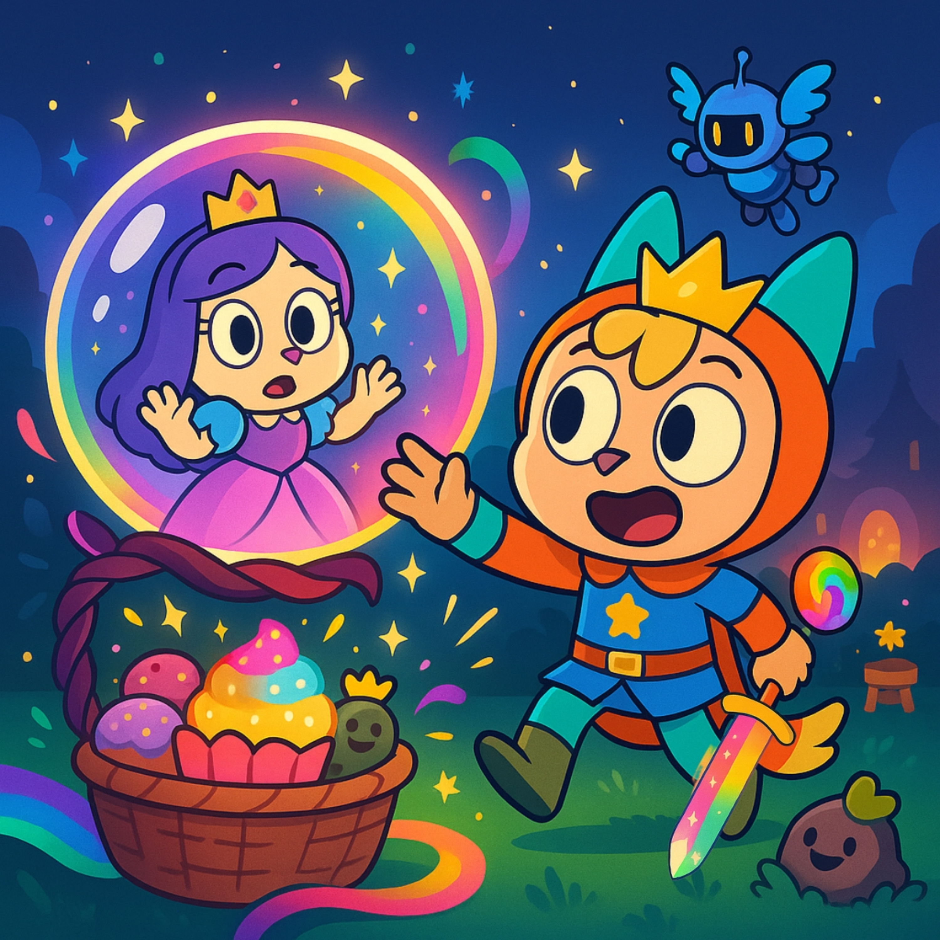 Nuton & Lola in The Magical Wuity Kingdom - Bedtime Stories for Kids episode artwork