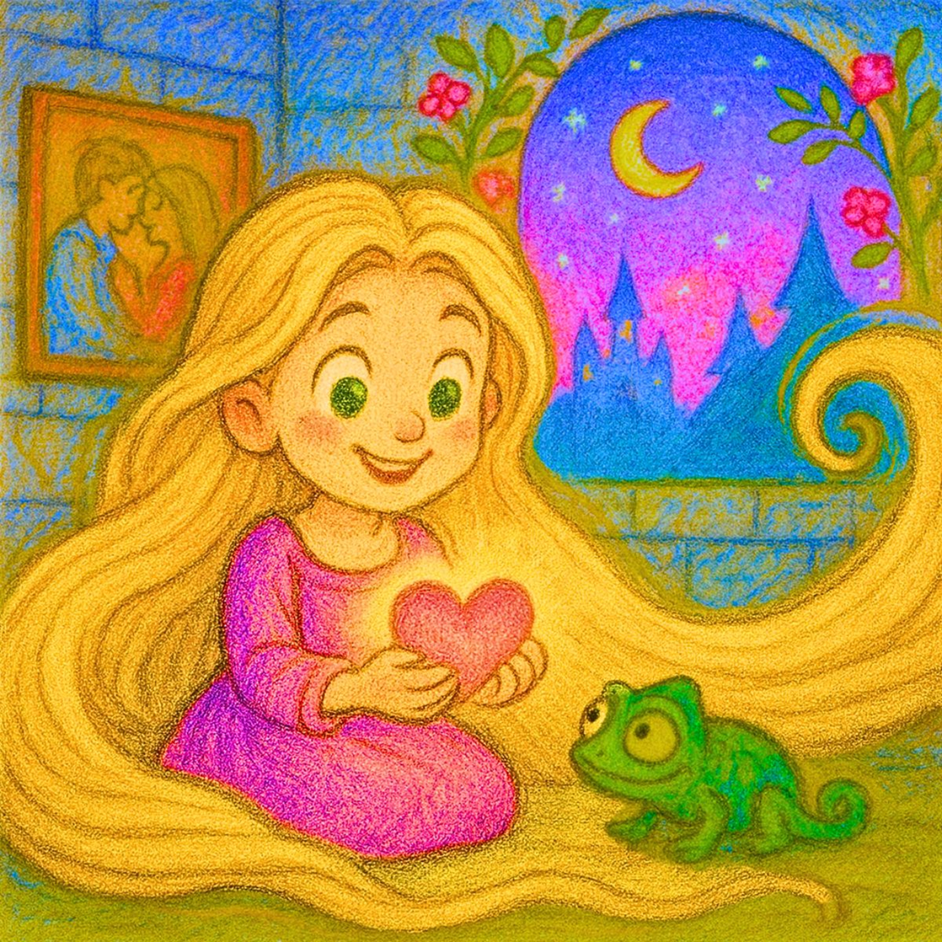 💛Rapunzel Bedtime Story 💤 Tale of The Tangled Heart | Storytime with Sleeping Music and Relaxing Sound episode artwork