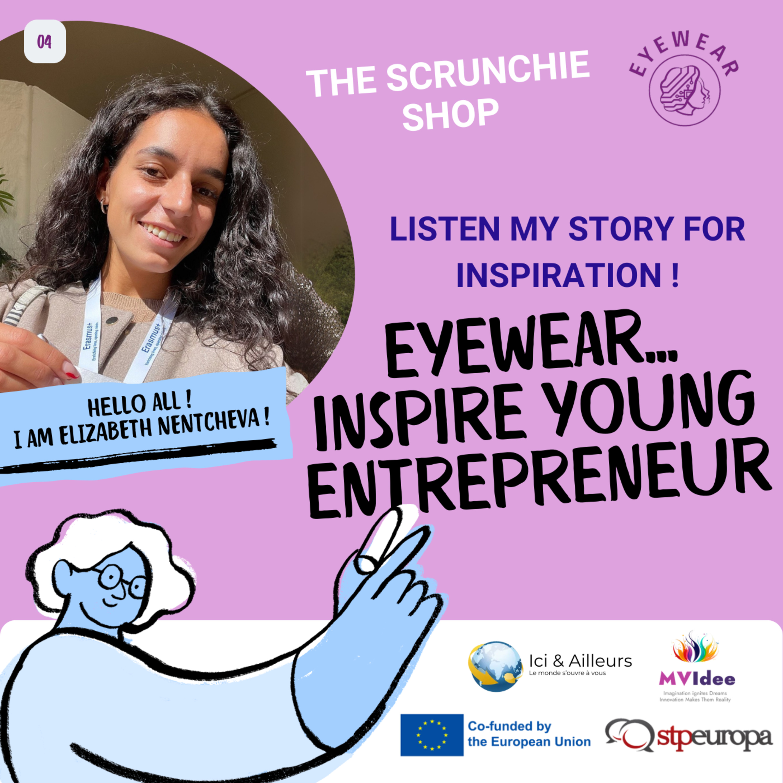 E1: Elizabeth Nentcheva - 'The Scrunchie Shop' - EYEWEAR, Inspire Young Entrepreneurs  episode artwork
