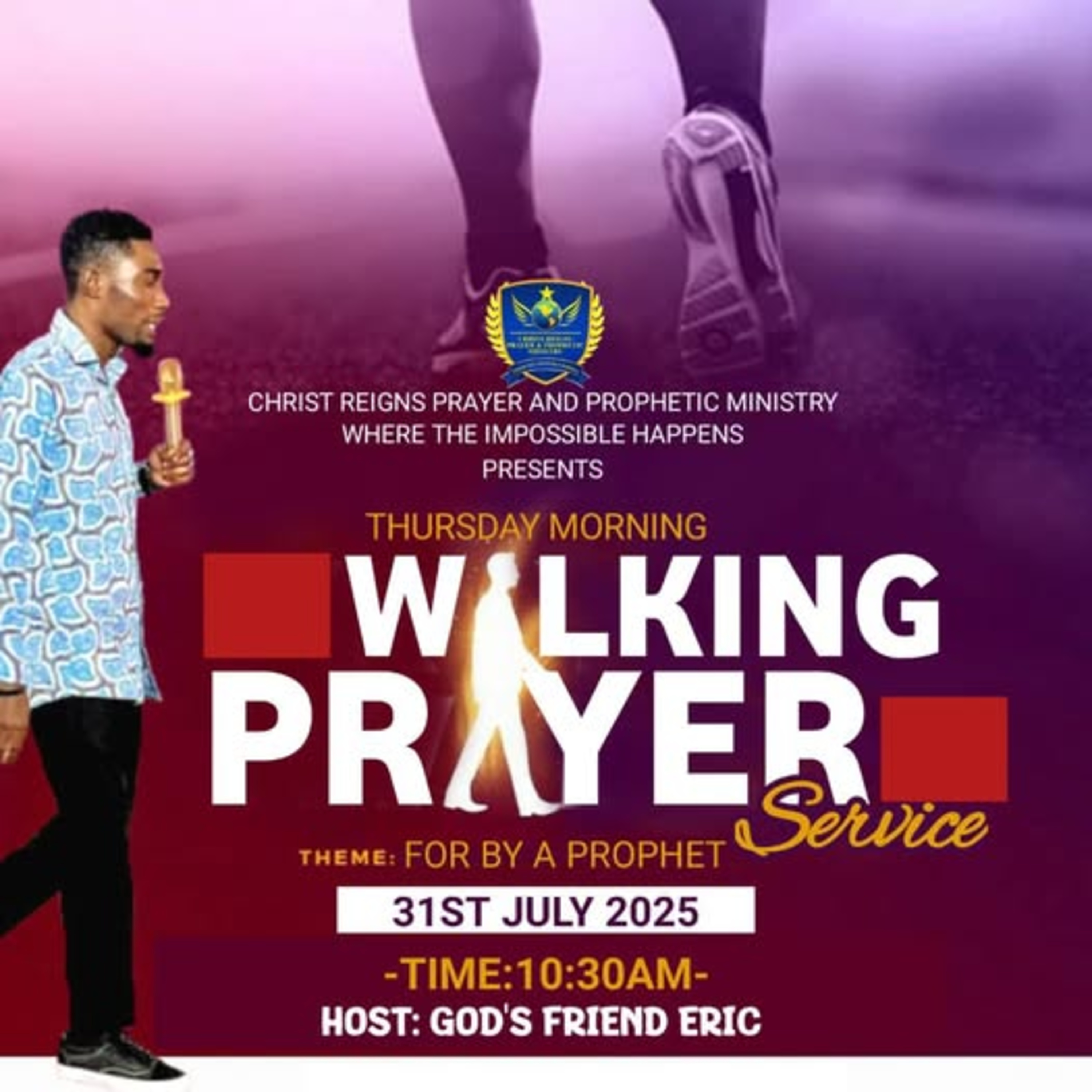 FOR BY A PROPHET III || WALKING PRAYER SERVICE