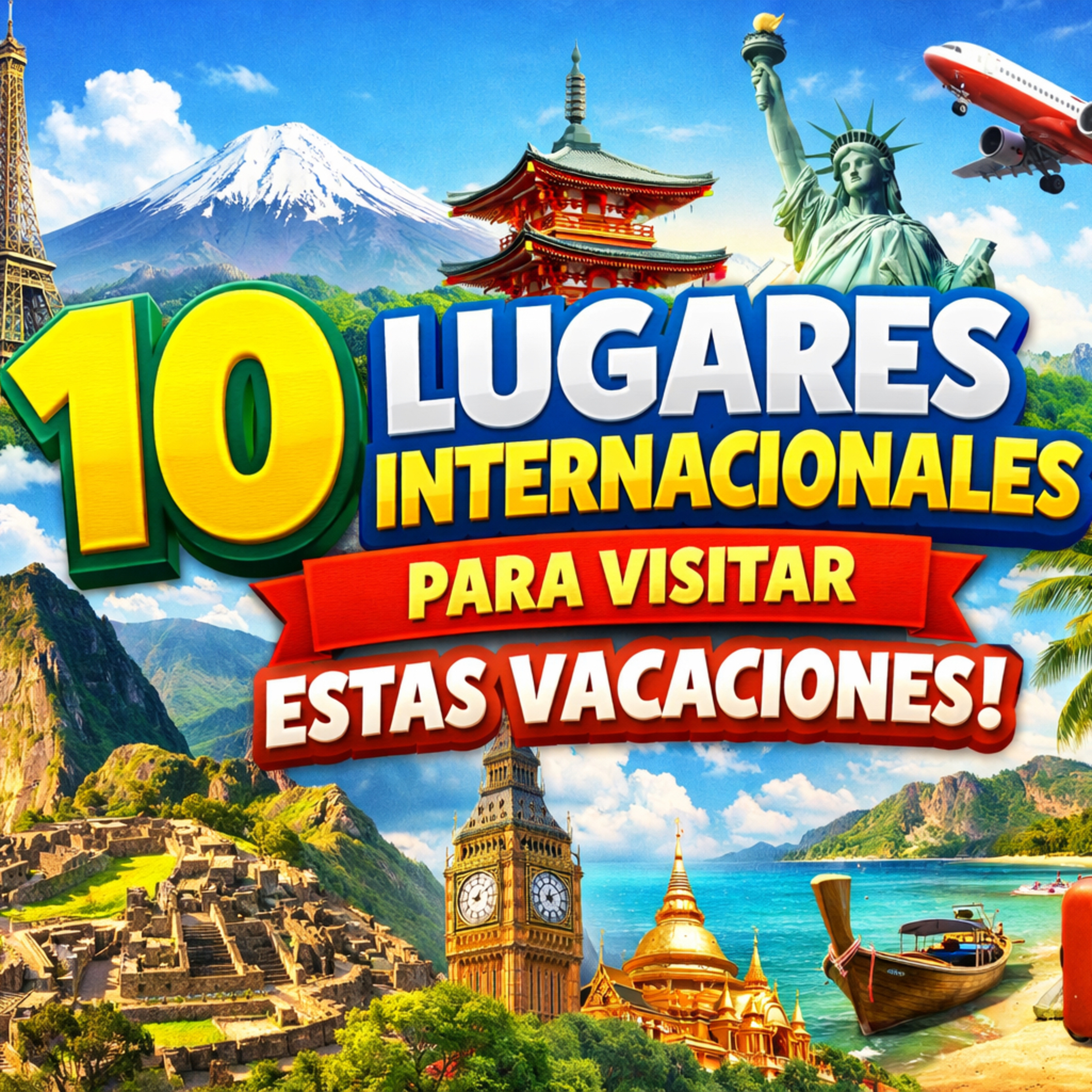 E.9 10 LUGARES INTERNACIONALES PARA VACACIONAR.
