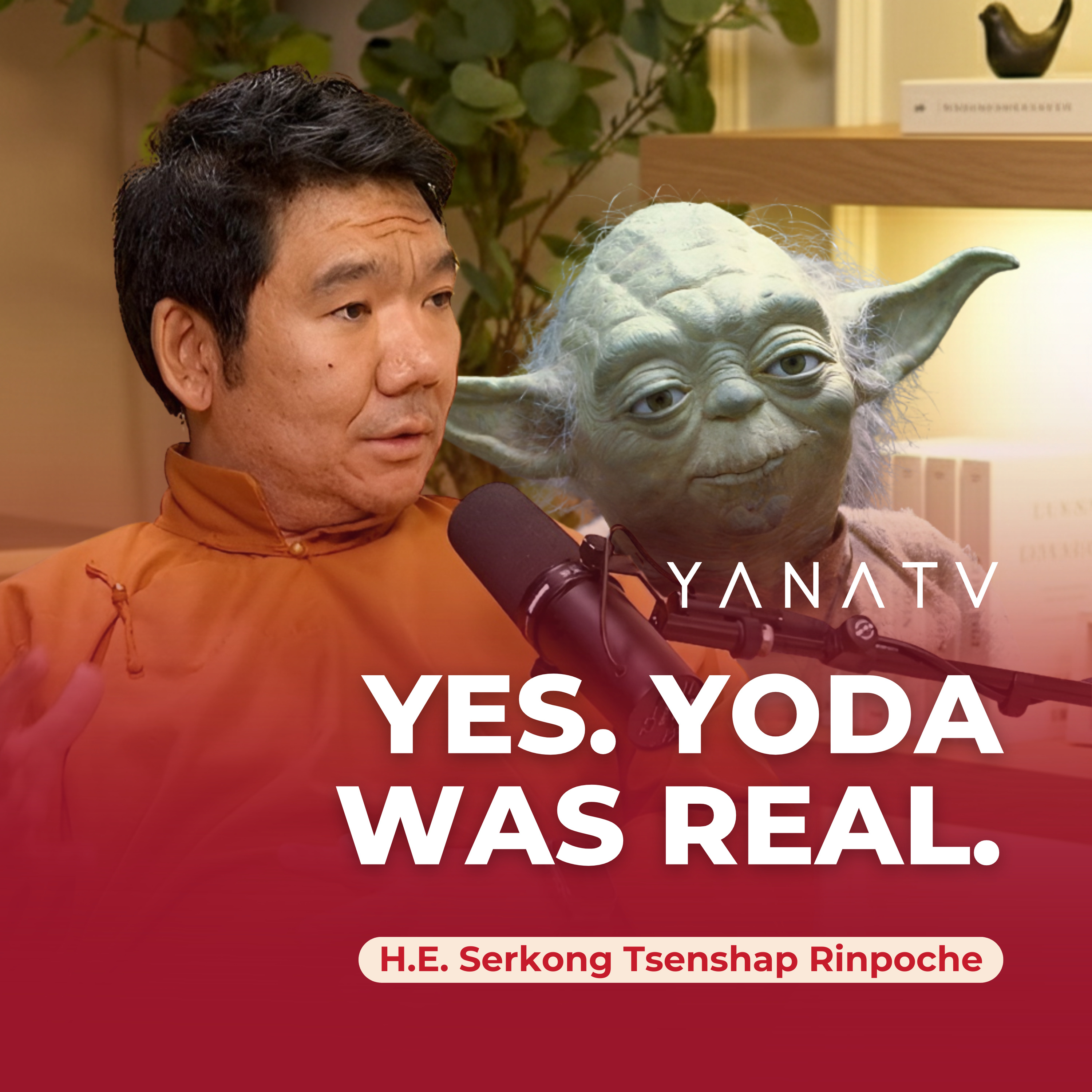 #93 The Real Story Behind Yoda, the Dalai Lama & the Power of Compassion | H.E. Serkong Tsenshap Rinpoche
