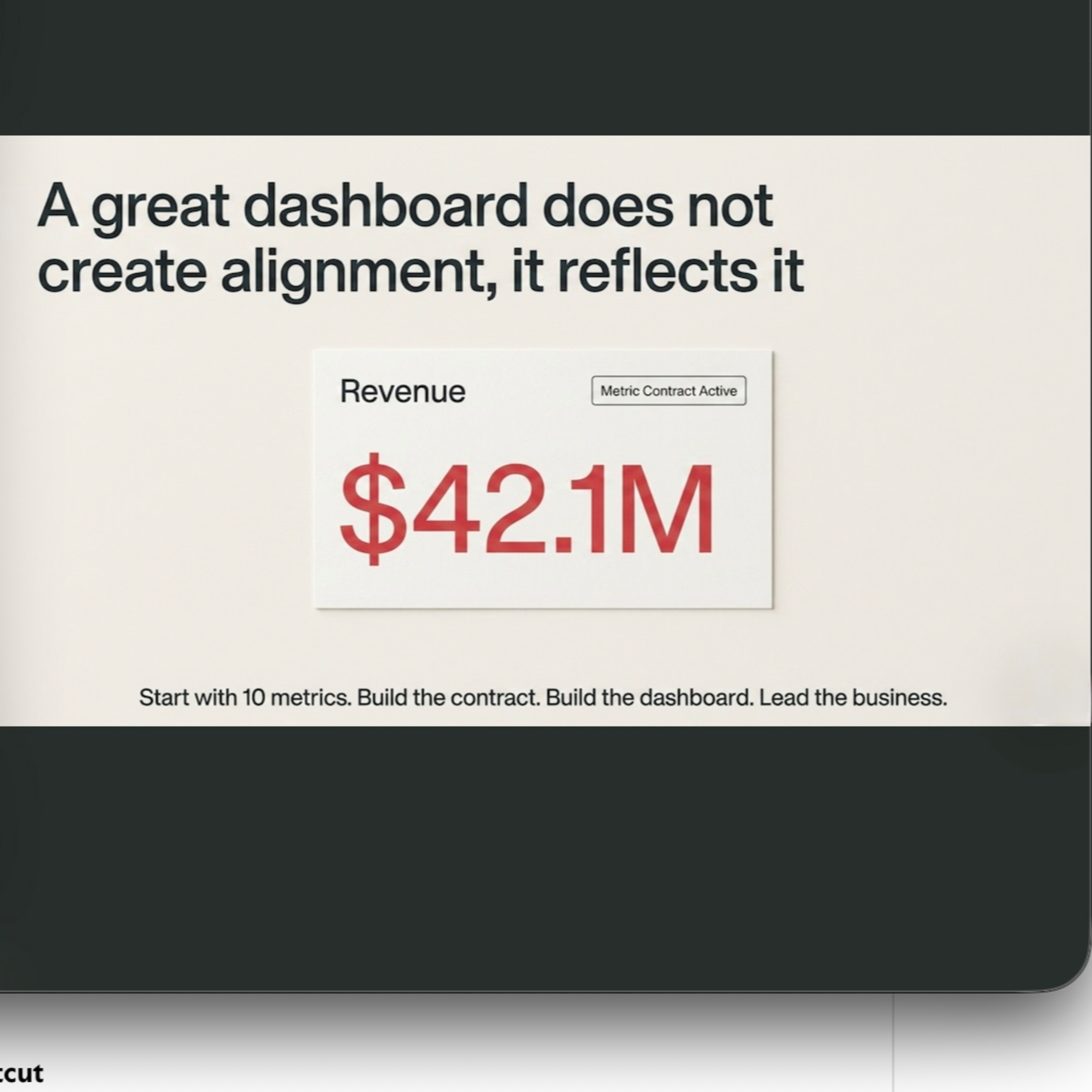 Your Dashboards Don’t Disagree Because of AI | They Disagree Because Your Metrics Do. episode artwork