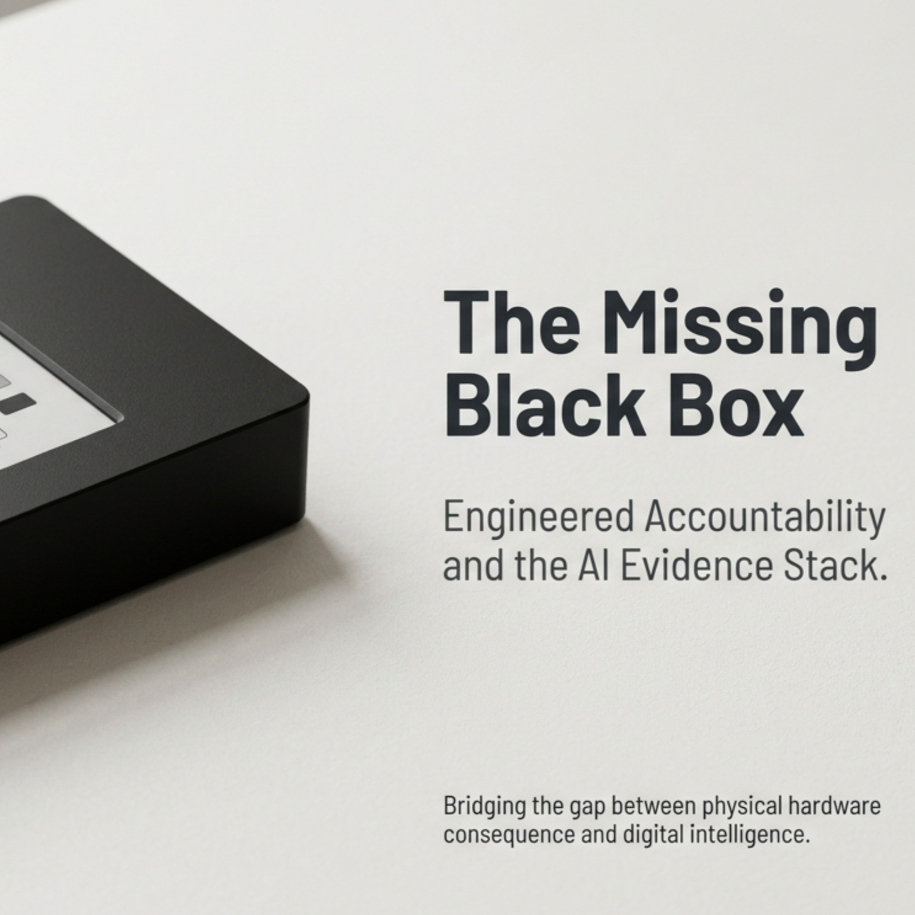 The Missing Black Box: Why Your AI Evidence Stack is the Only Control Point That Matters  episode artwork
