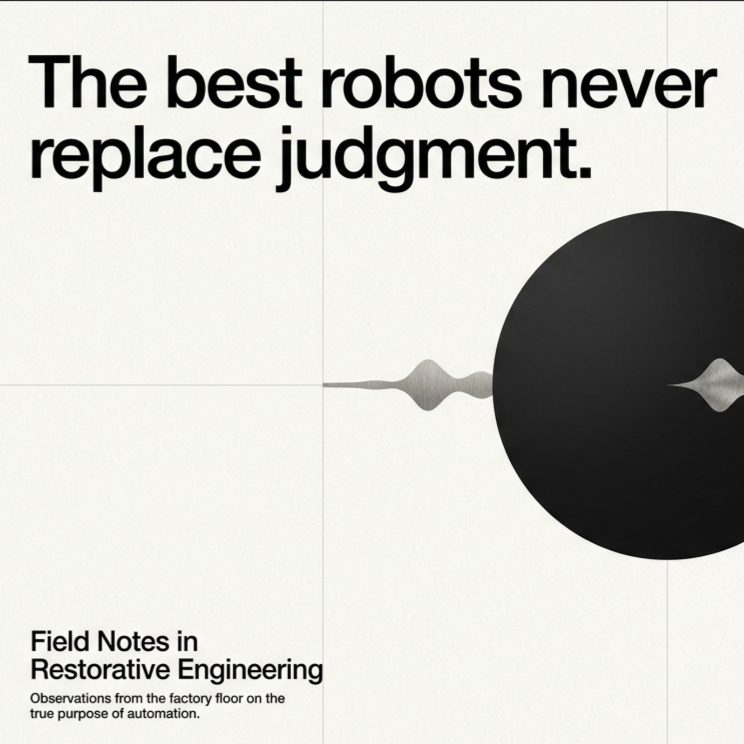 The Best Robots Never Replace Judgment episode artwork