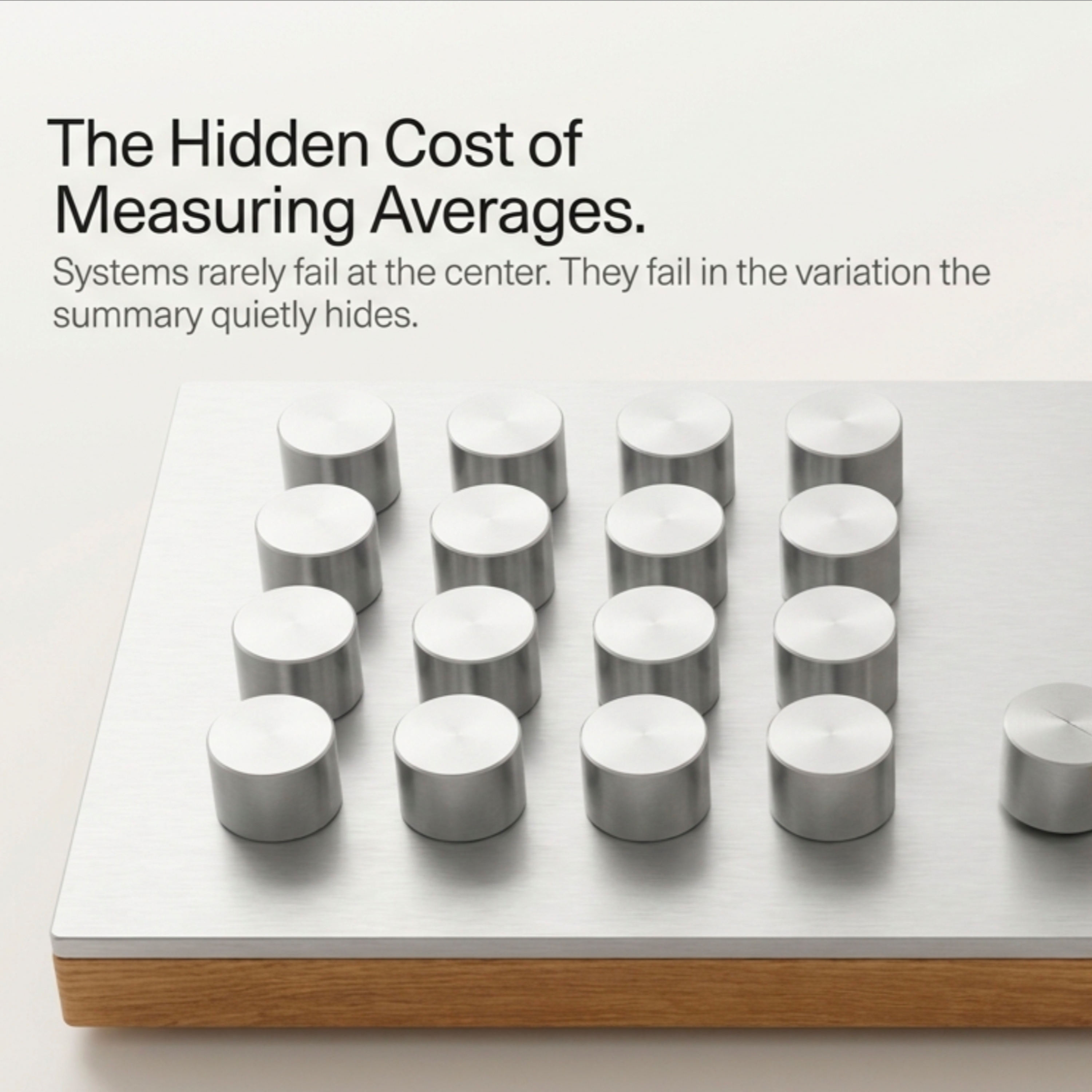 The Hidden Cost of Measuring Averages | Why the most dangerous number inside an organisation is often the one everyone agrees on. episode artwork