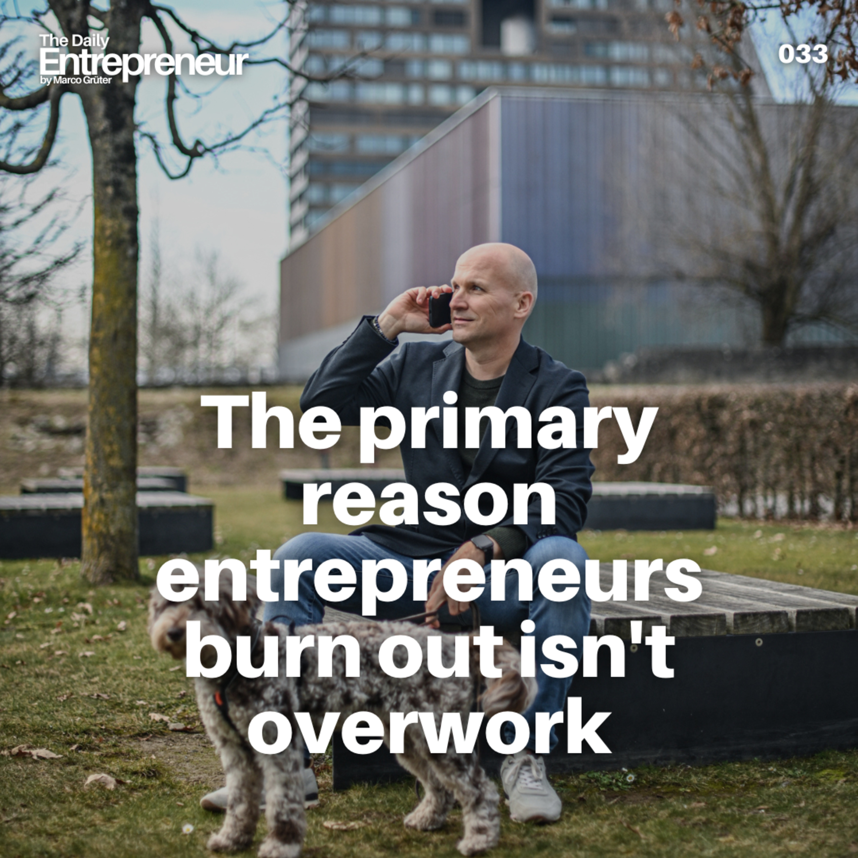 33 - The primary reason entrepreneurs burn out isn't overwork episode artwork