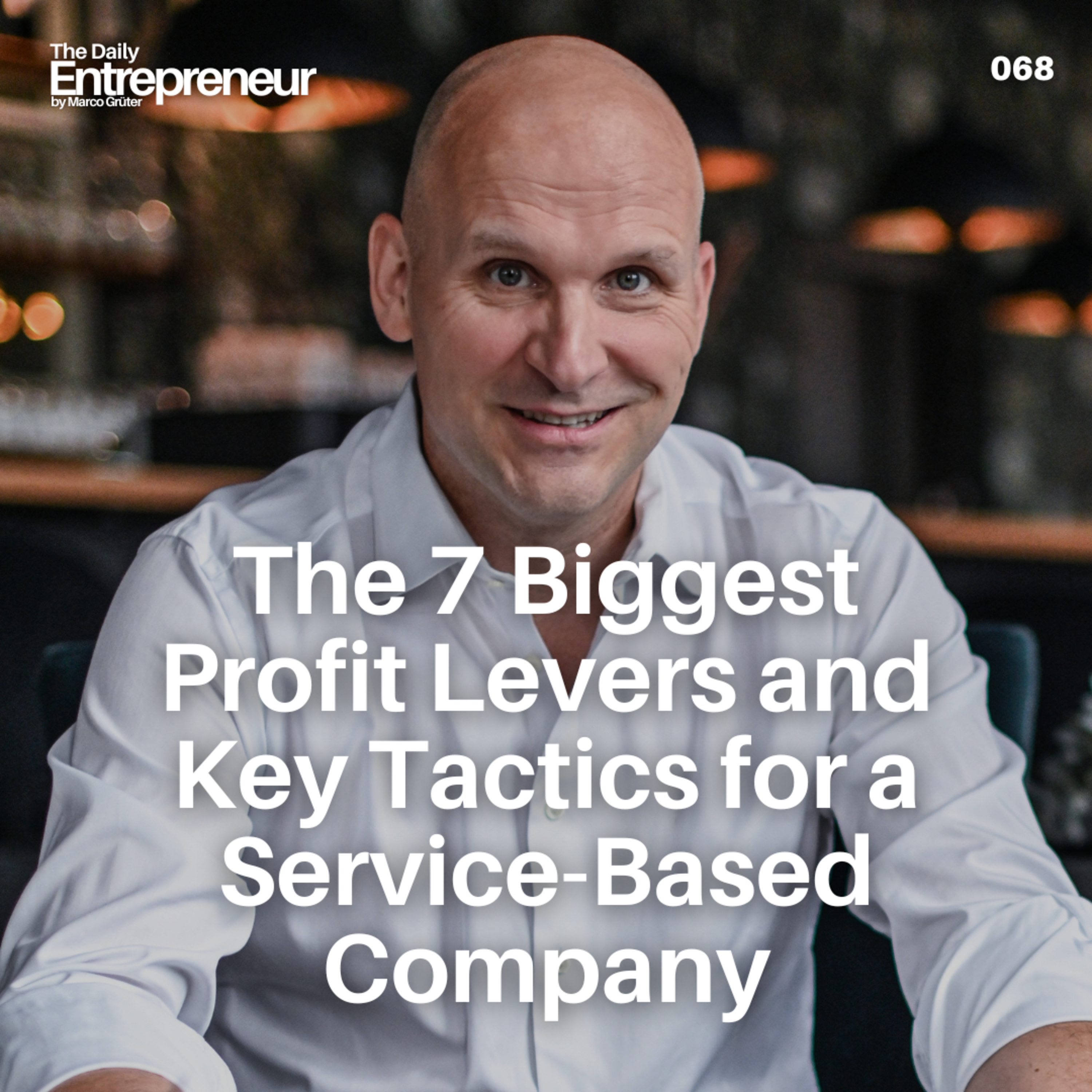 68 - The 7 Biggest Profit Levers and Key Tactics for a Service-Based Company episode artwork