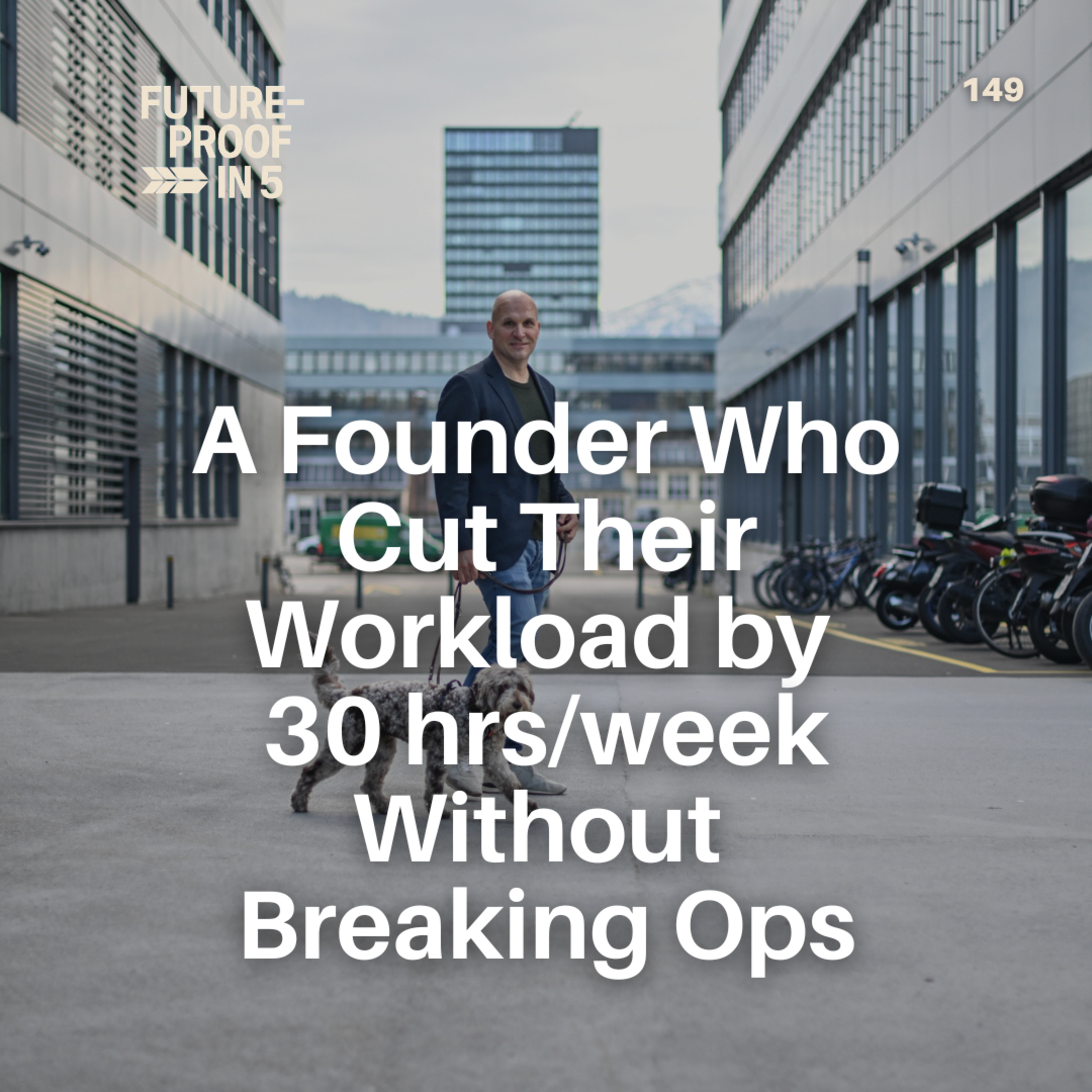 149 - A Founder Who Cut Their Workload by 30 hrs/week Without Breaking Ops episode artwork