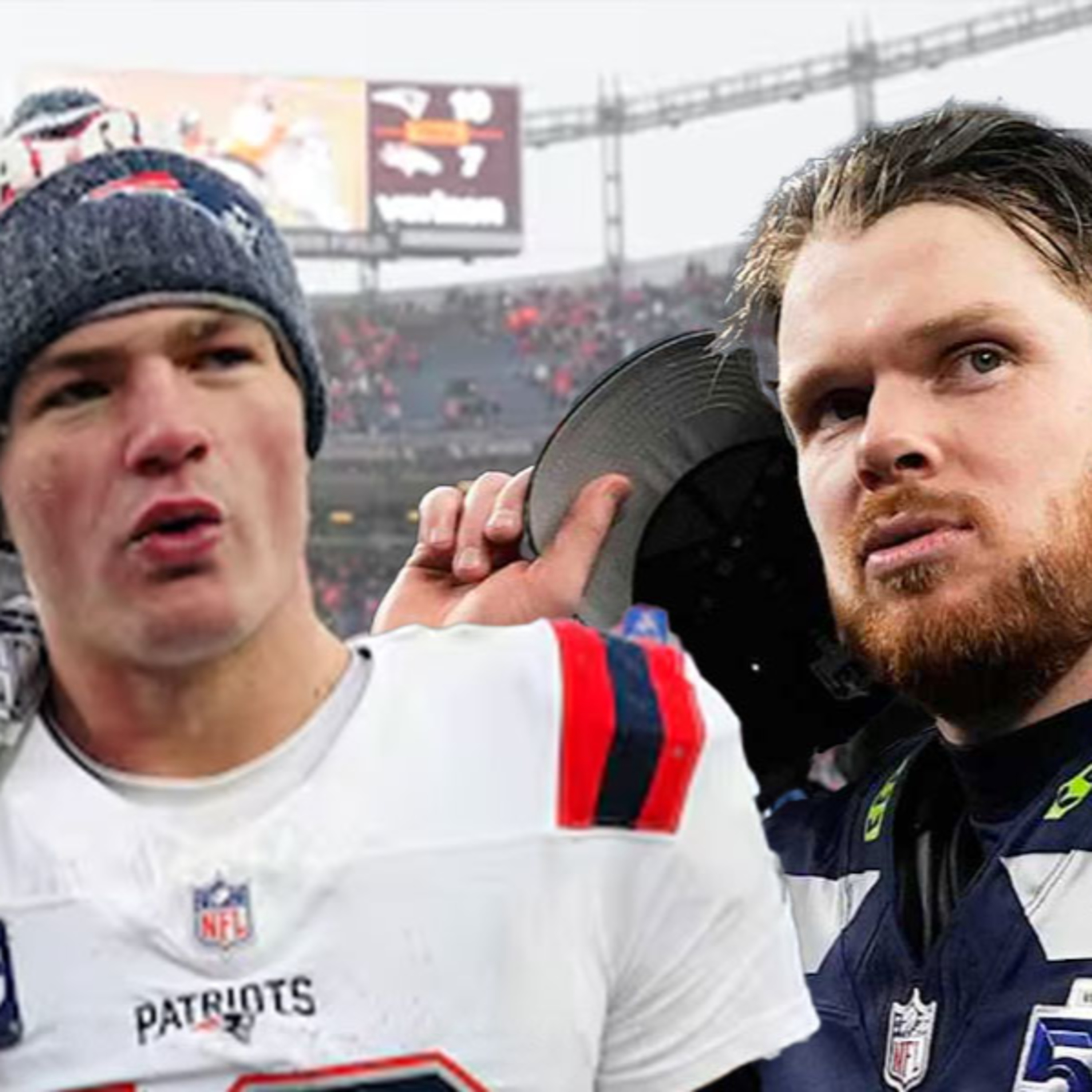 MAYE, DARNOLD, VRABEL, MACDONALD... uma primeira olhada no SUPER BOWL LX episode artwork