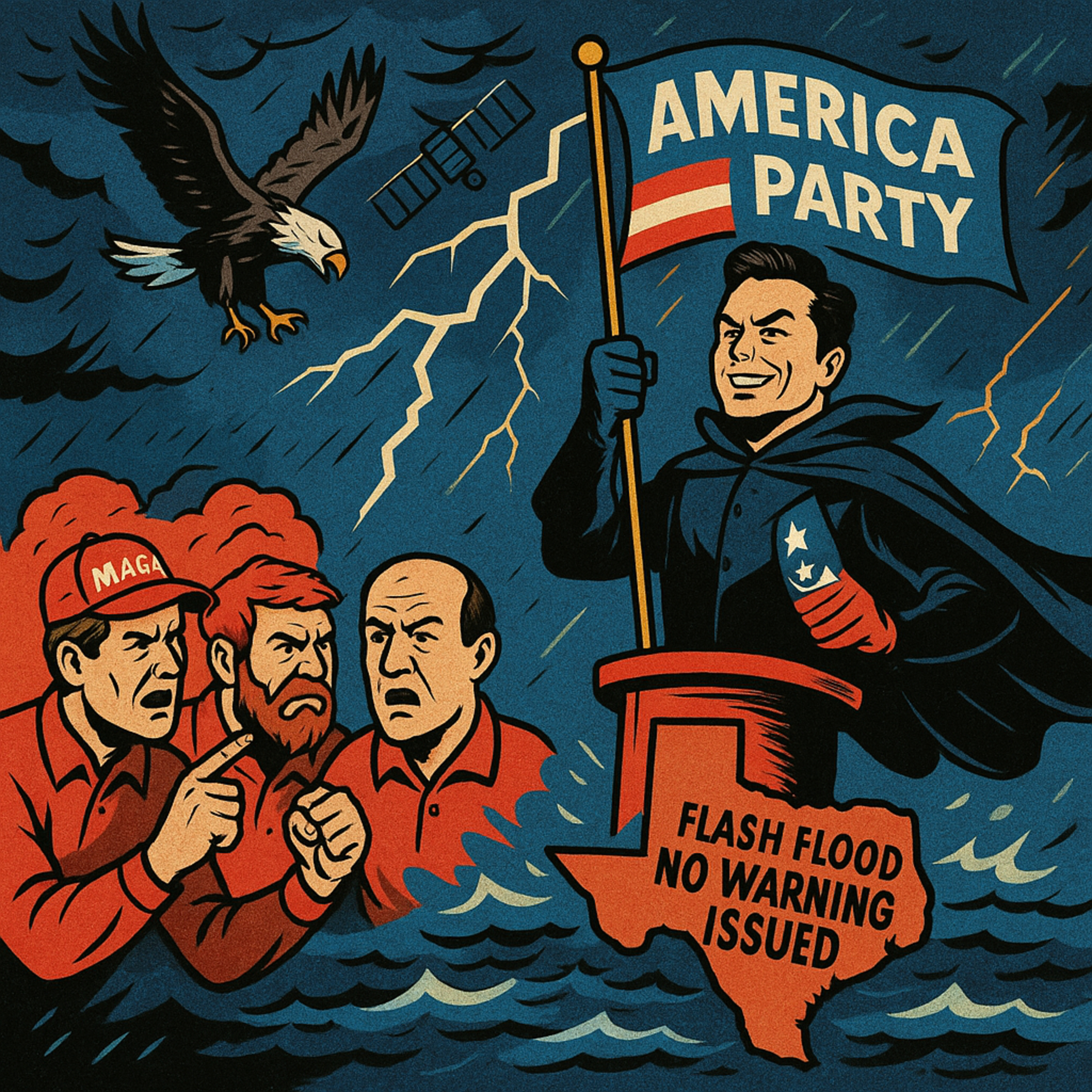 S1E20: The OBBB Splits MAGA, The American Party, Texas Flooding, and Some Bald Eagles episode artwork