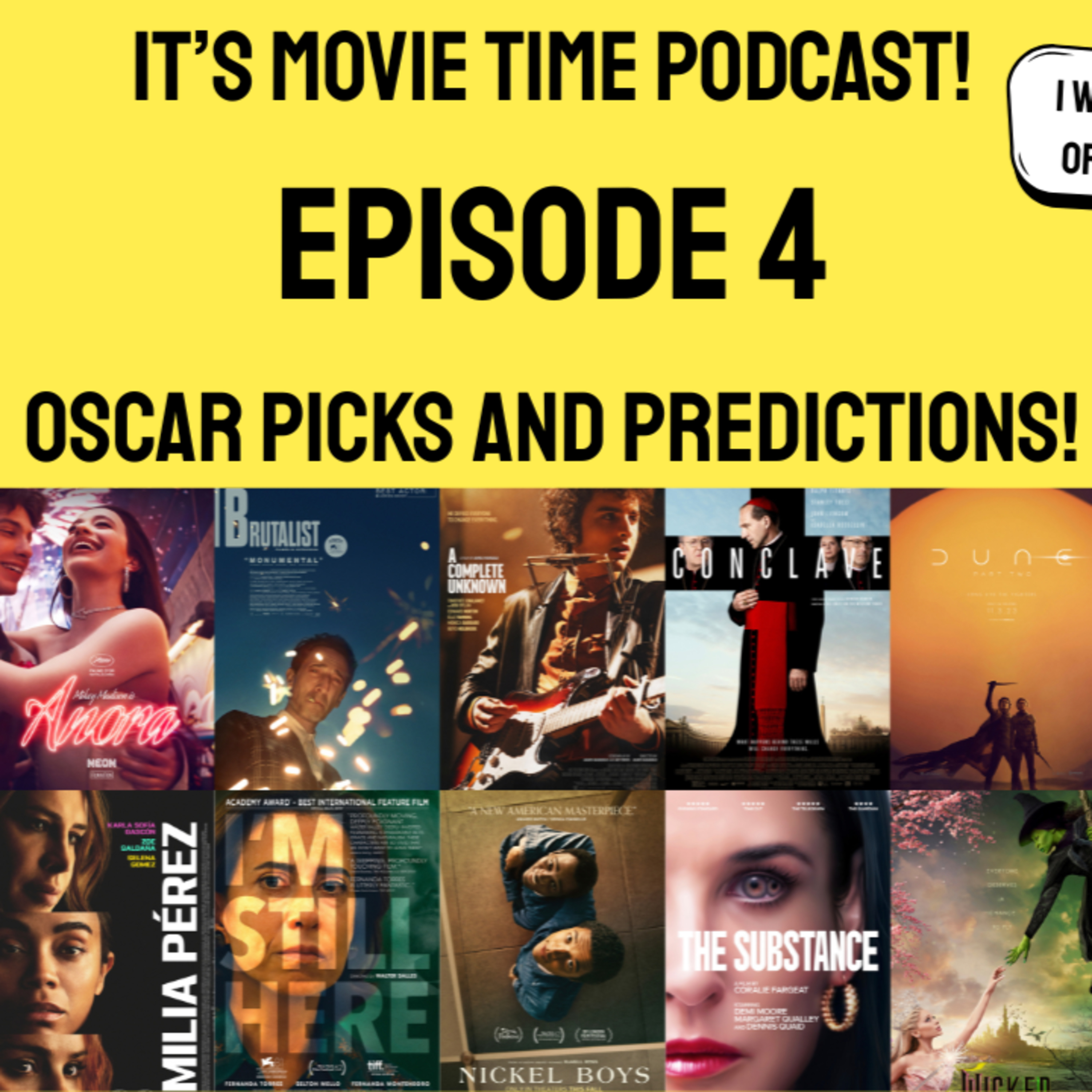 Episode 4: Oscar Picks and Predictions!  episode artwork