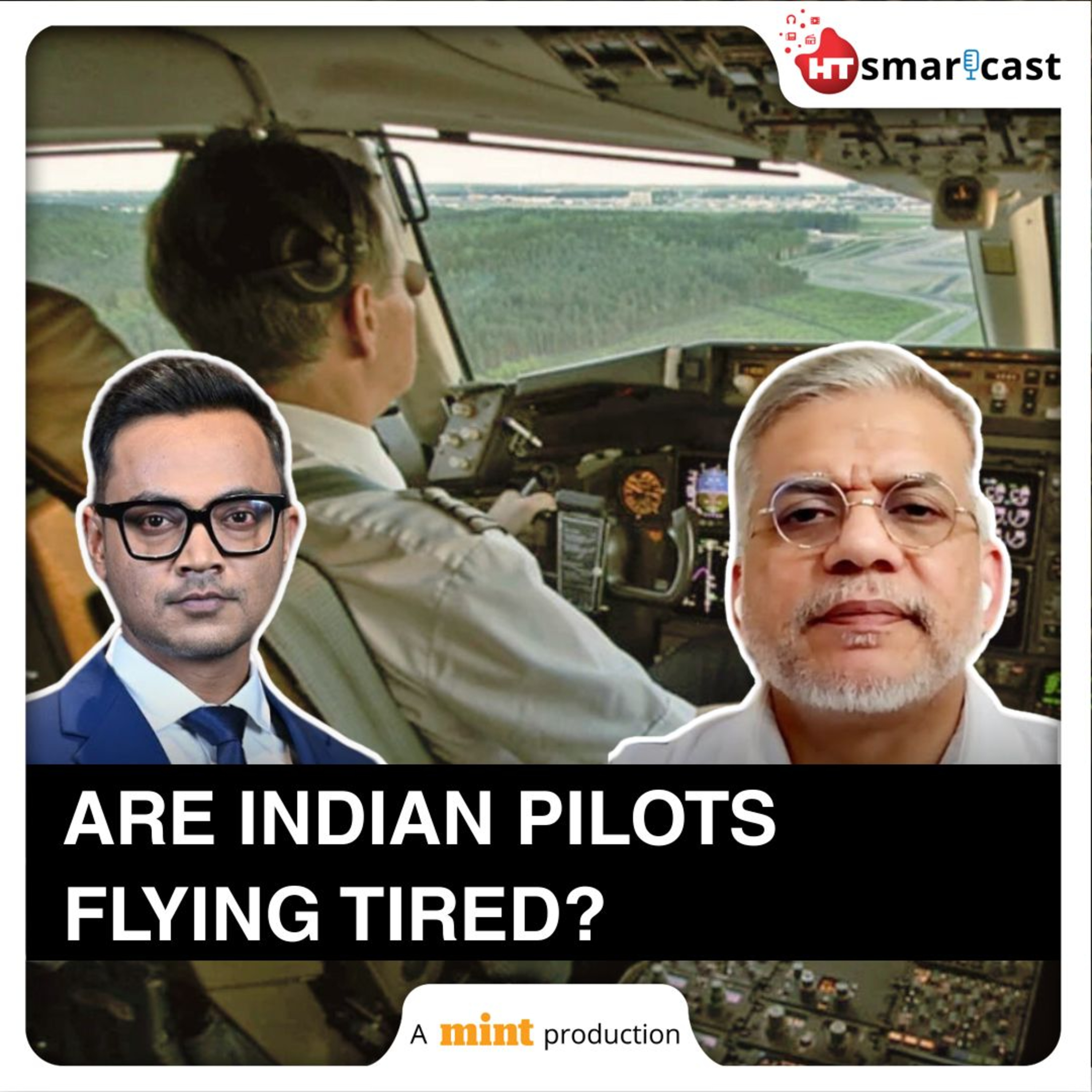 Mint Podcast: Pilot Fatigue Threatens Flight Safety: Delhi High Court Extends Weekly Rest Duration episode artwork