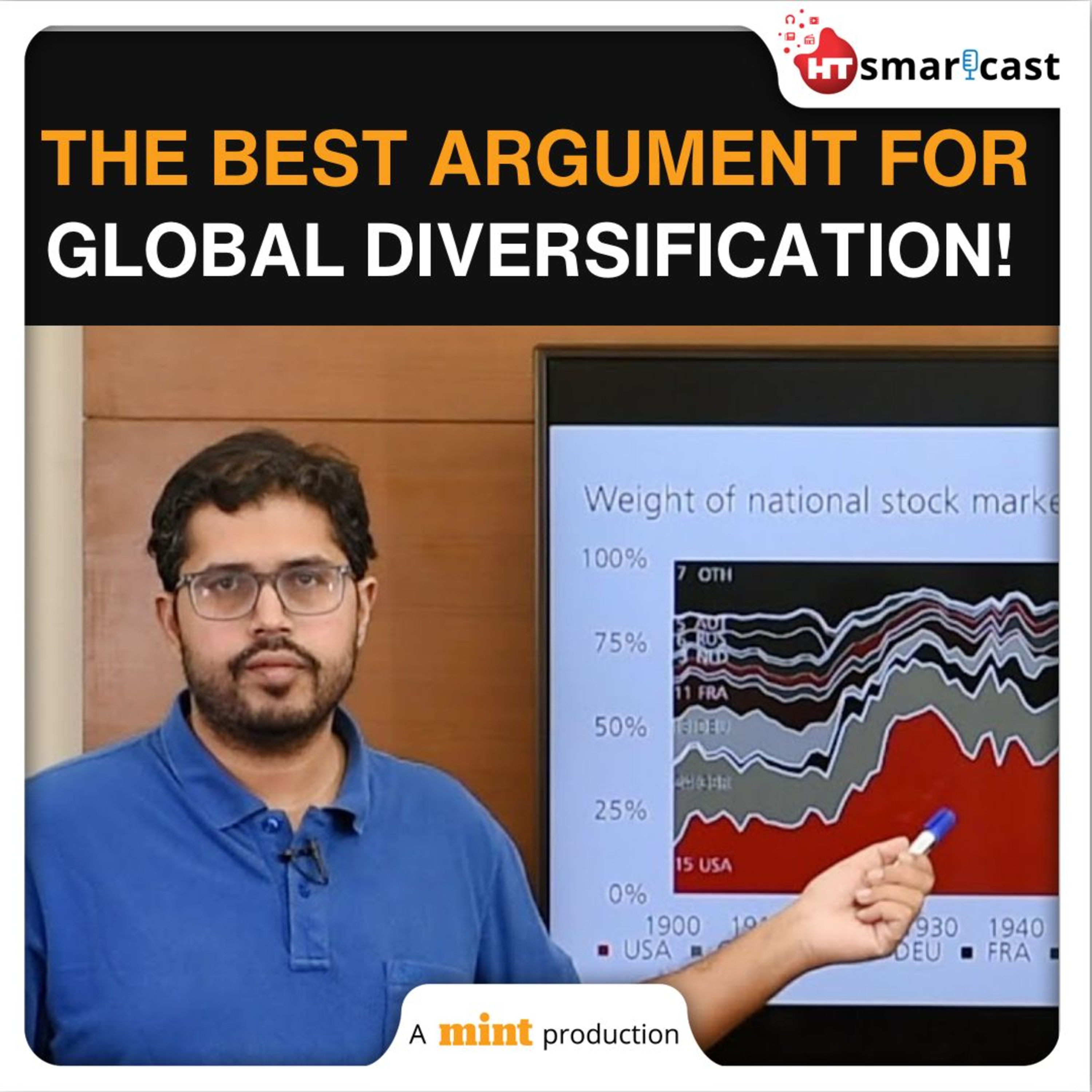 Mint Podcast: Why Investing Only In Indian Stocks = Investing Only In Small-Caps, From A Global Perspective! episode artwork