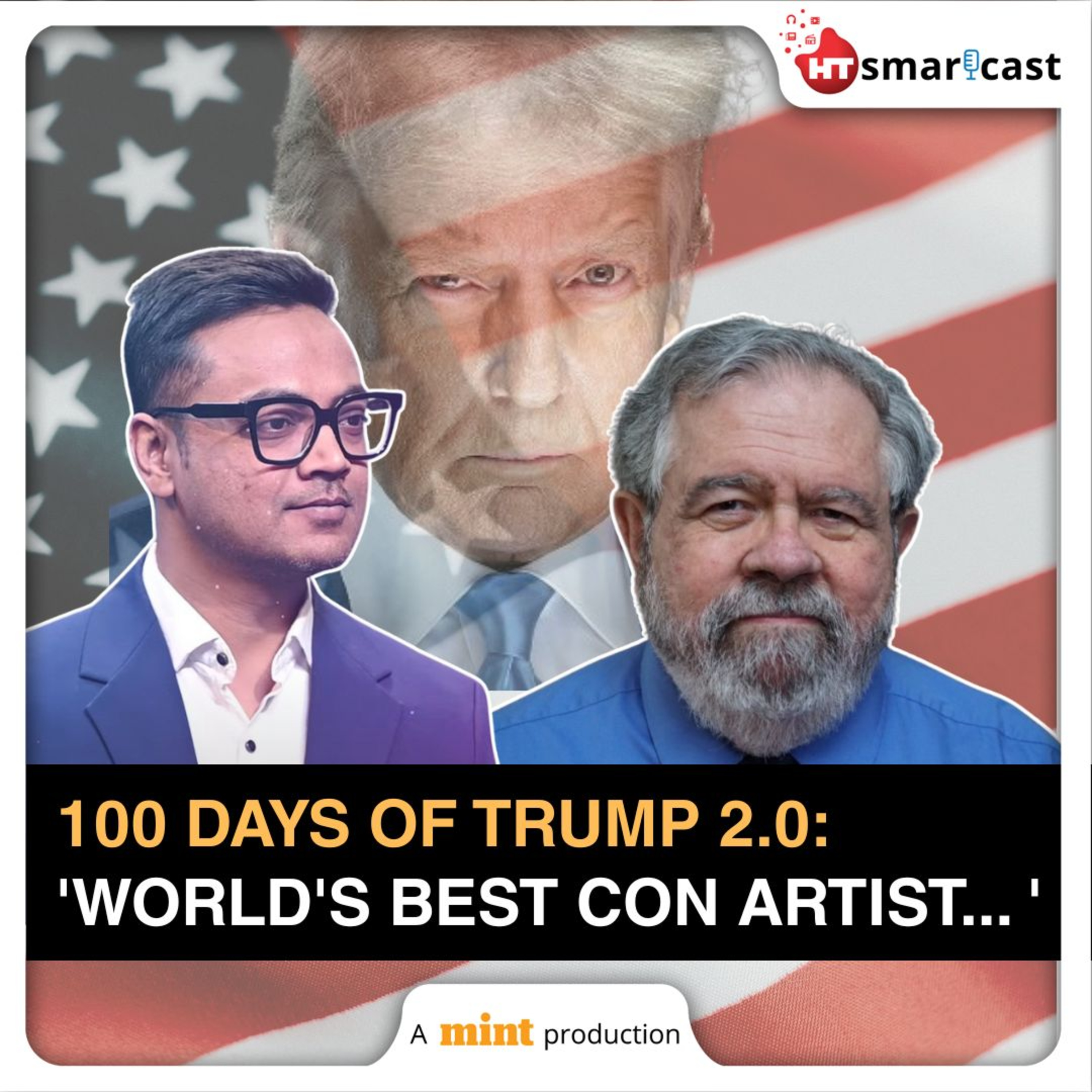 Mint Podcast: Donald Trump: 'He Is World's Best Con Artist', Pulitzer Prize-Winner On 100 Days Of U.S. President episode artwork