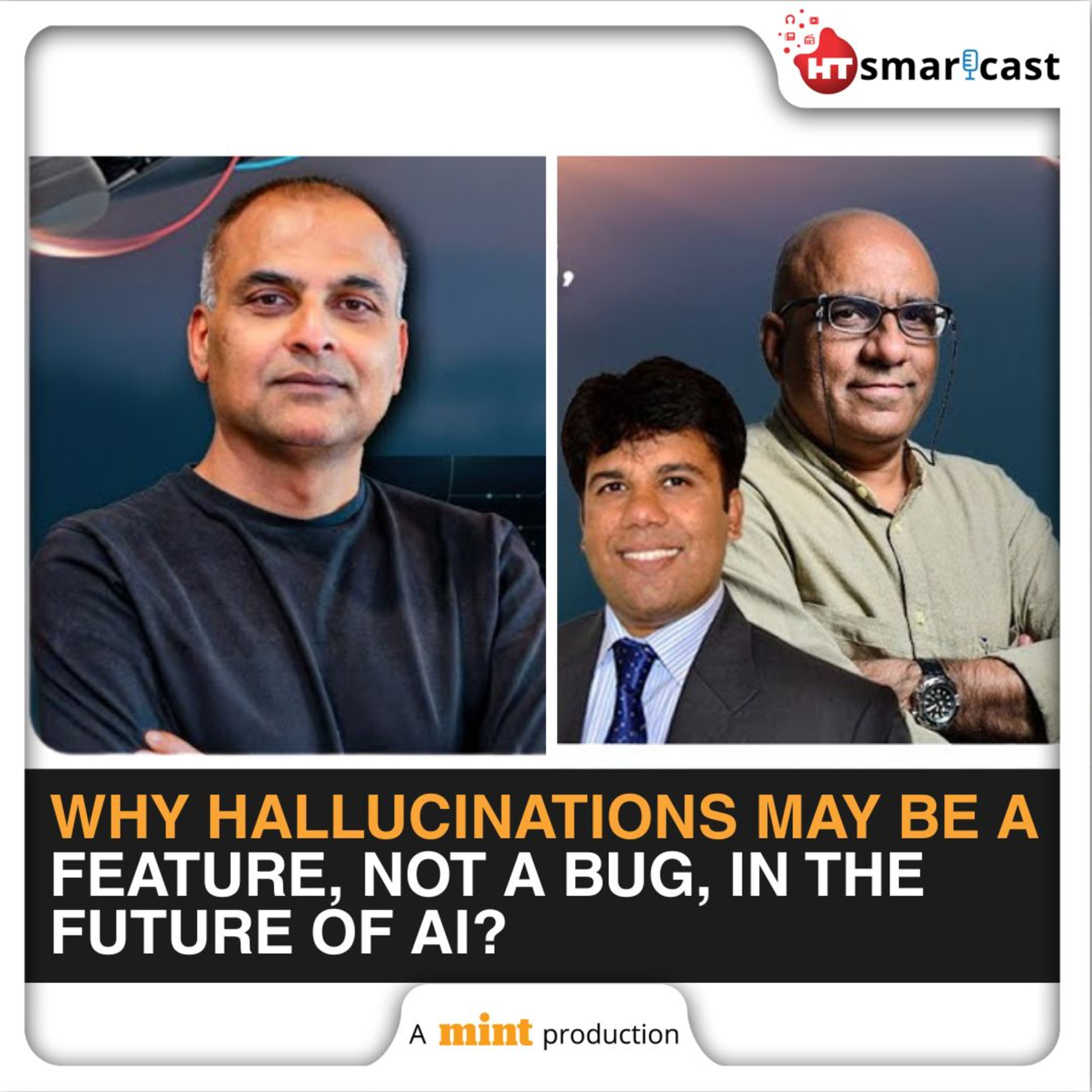 AI Rising Podcast: Why hallucinations may be a feature, not a bug, in the future of AI | Mint Podcast episode artwork