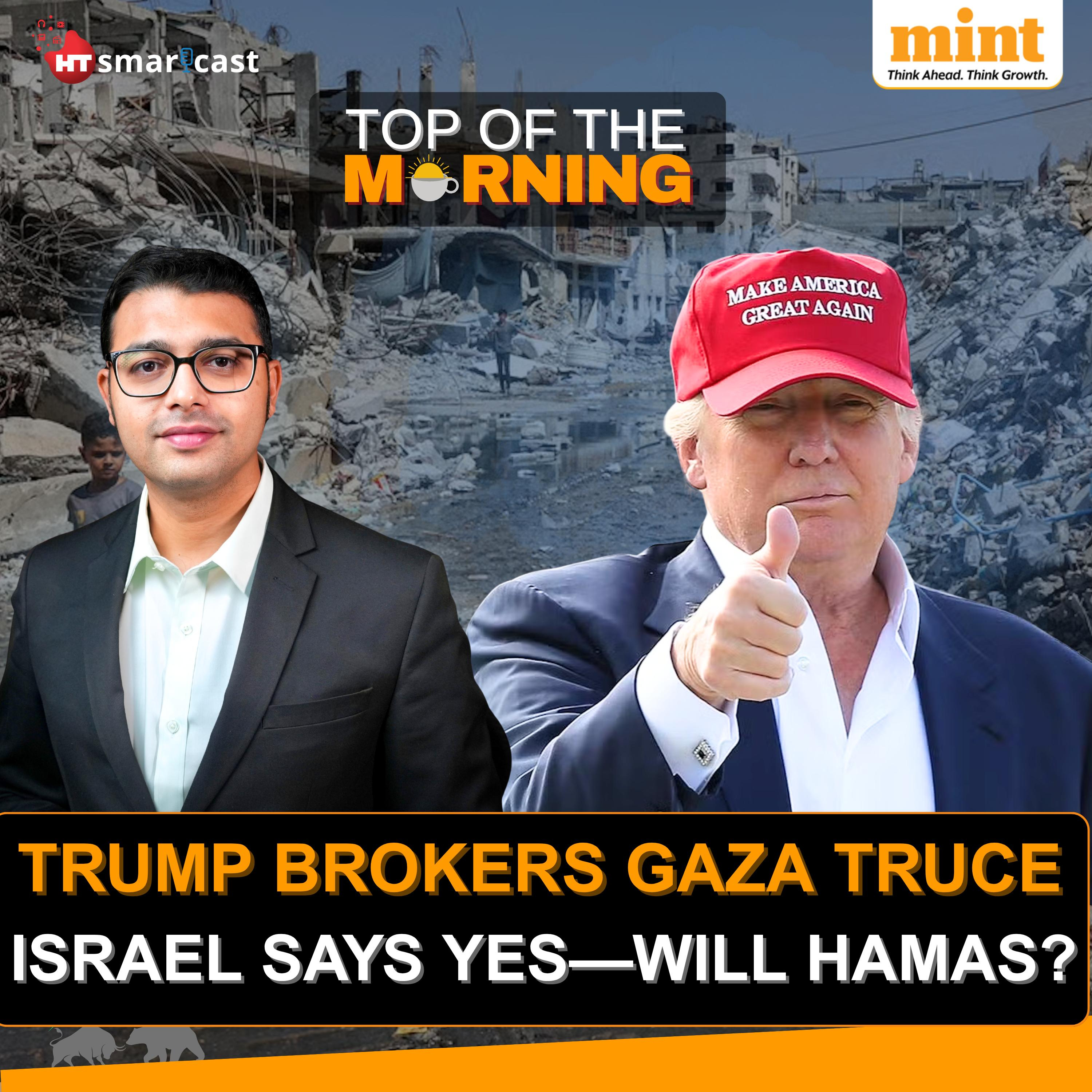 Top of the Morning : Trump Brokers Gaza Truce | Bike Taxis Get the Green Light—Sort Of | Paint Giants Collide | One Big Beautiful Bill Passes Senate episode artwork