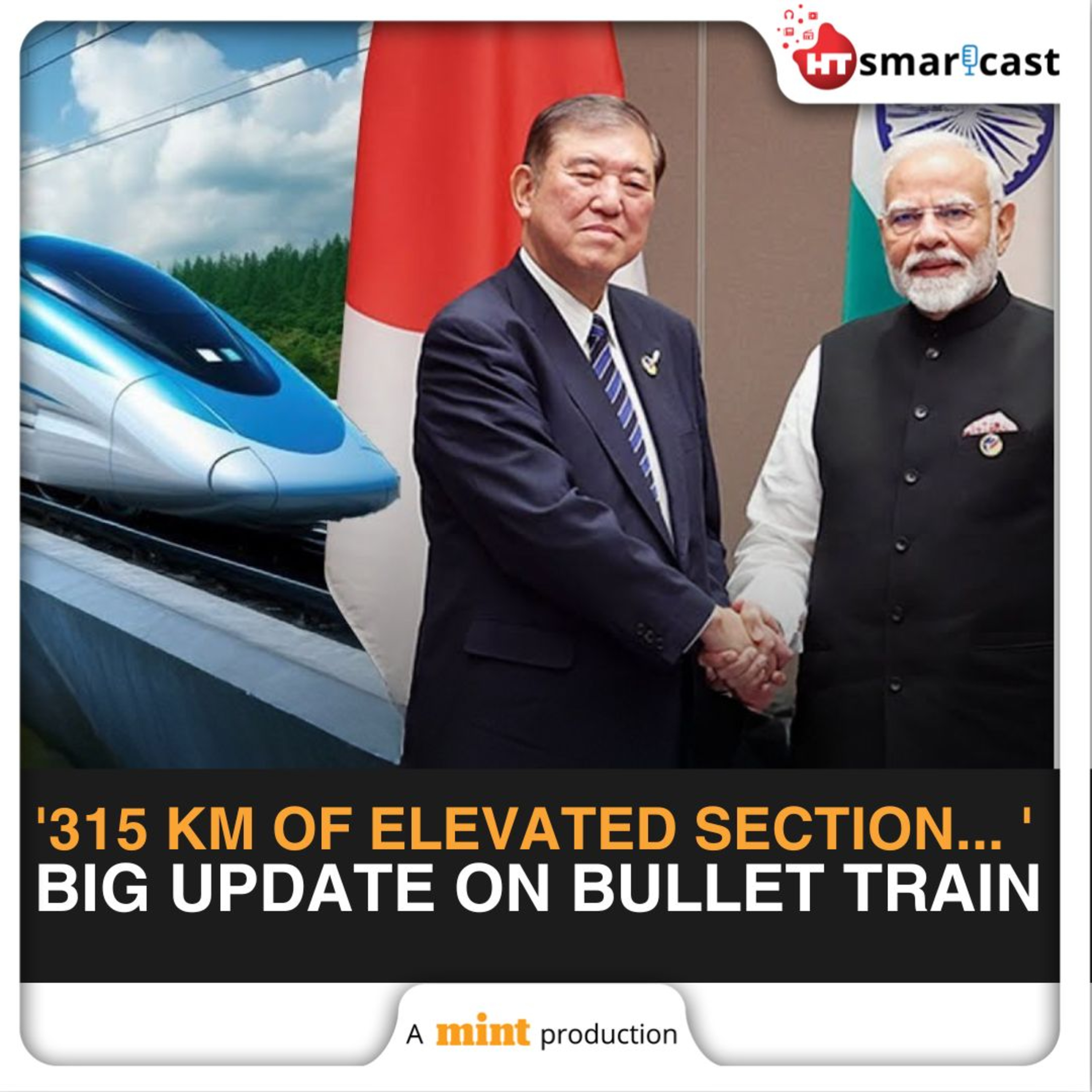 Mint Podcast: 'Now, Even In Maharashtra...': India Bullet Train Project Update | Minister Ashwini Vaishnaw Says... episode artwork