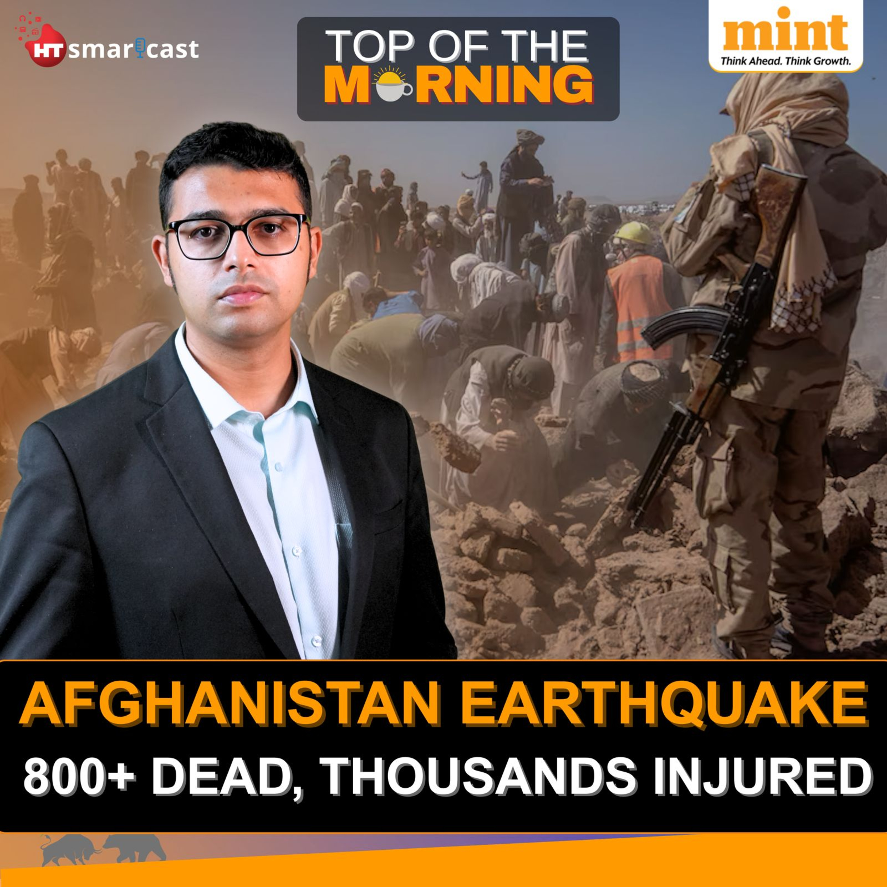 Top of the Morning : Sullivan: Trump Sold Out India | Rupee Record Low | SCO Backs India | Afghanistan Earthquake episode artwork