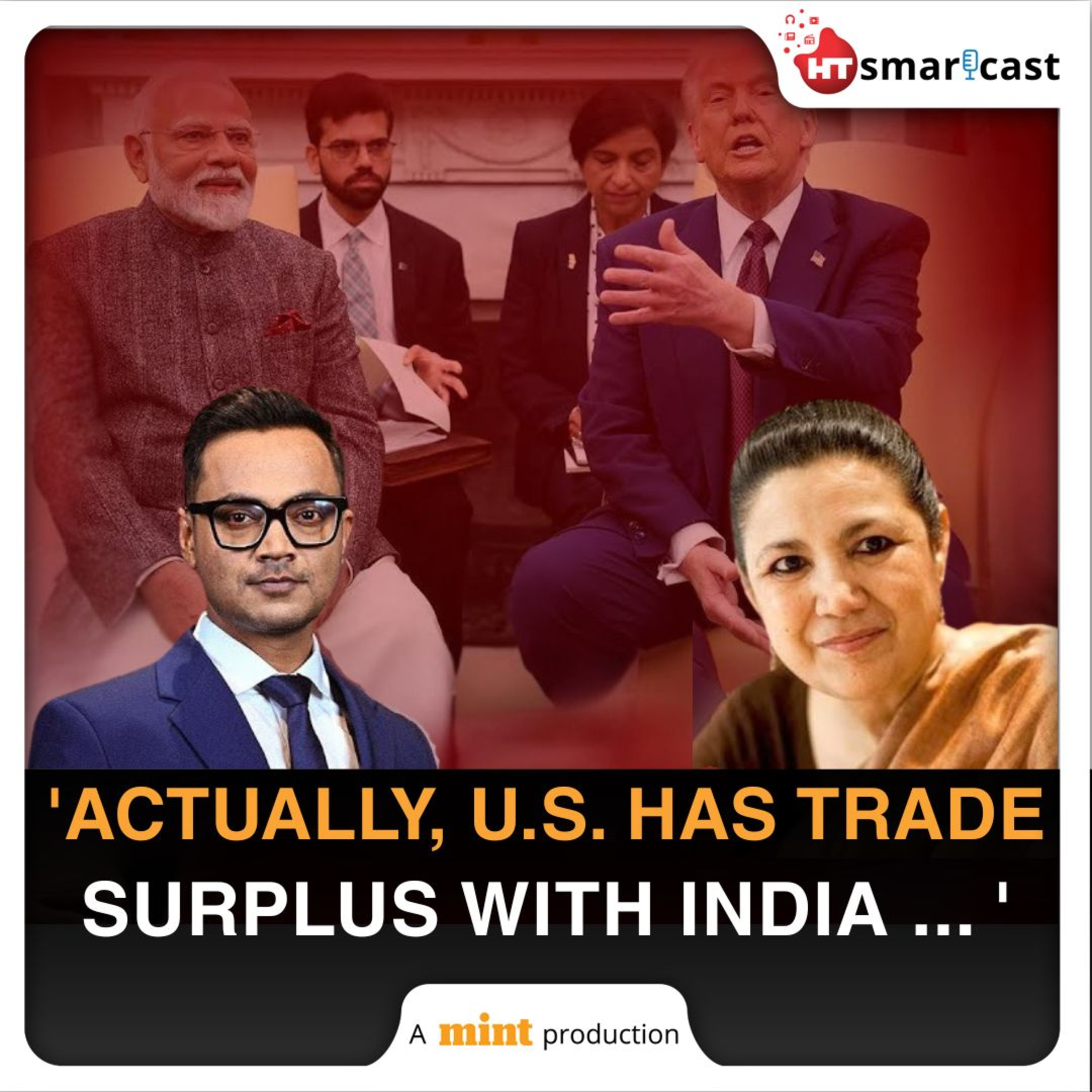 Mint Podcast: Former Indian Envoy To U.S. Drops Bombshell On Trump Tariffs, Flips Trade Surplus Narrative  episode artwork