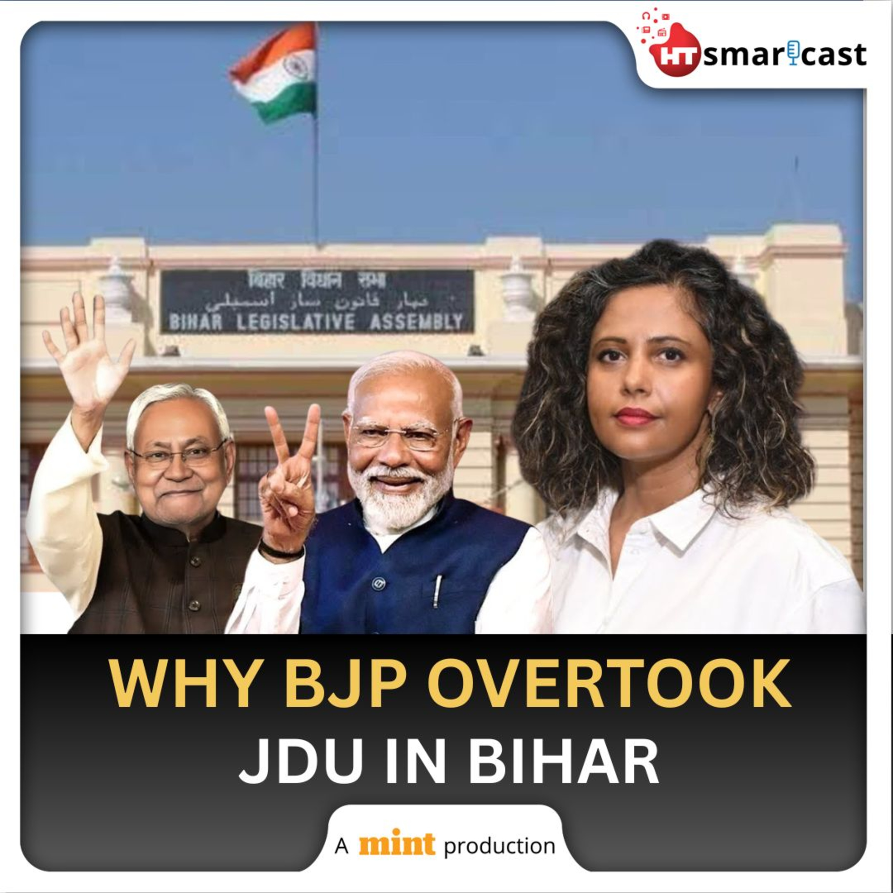 Bihar Election 2025: BJP Overtakes JDU's Strike Rate For The FIRST Time | How Did That Happen? | Mint Podcast episode artwork