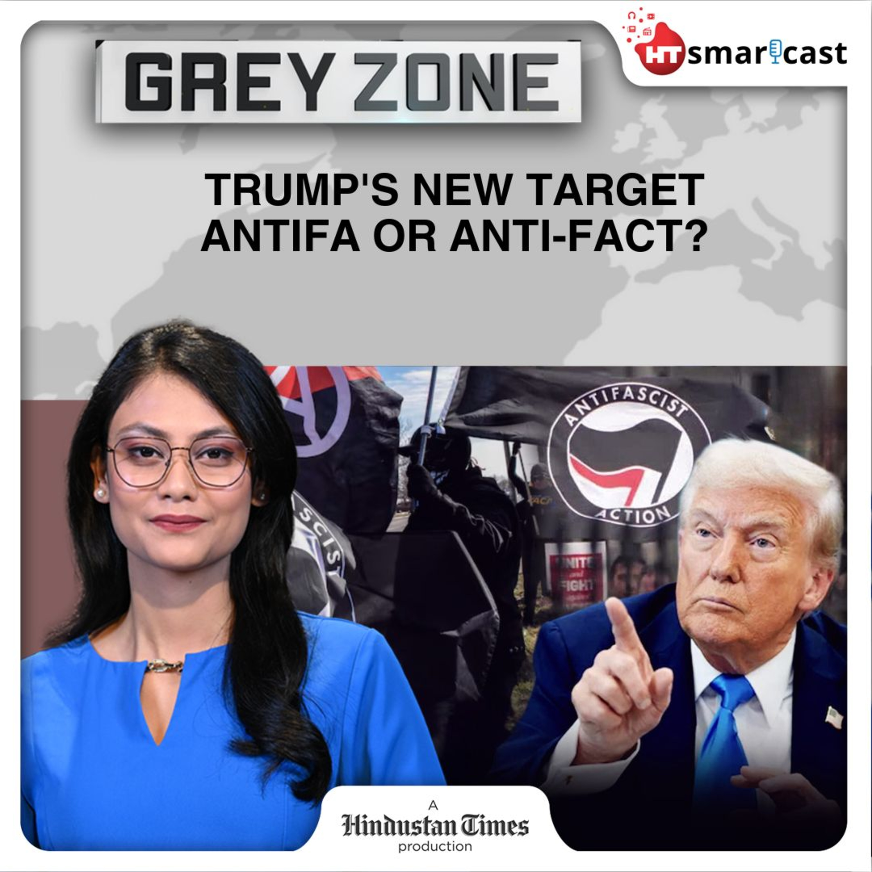 Grey Zone: Why Antifa ‘Terror Tag’ After Charlie Kirk’s Murder Is A Threat To Free Speech In America | Hindustan Times Podcast episode artwork